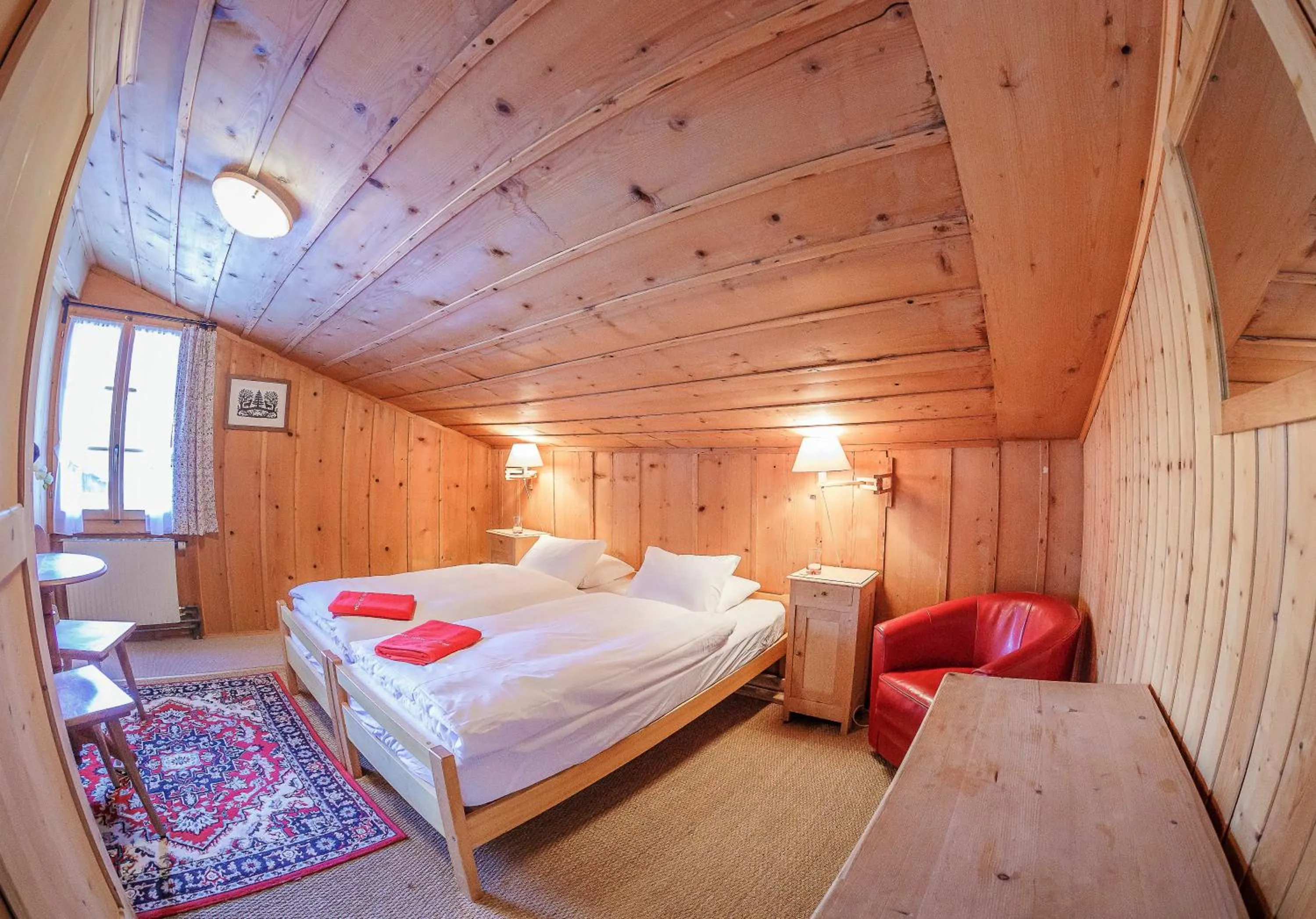 Bed in Guest House du Grand Paradis - On Piste