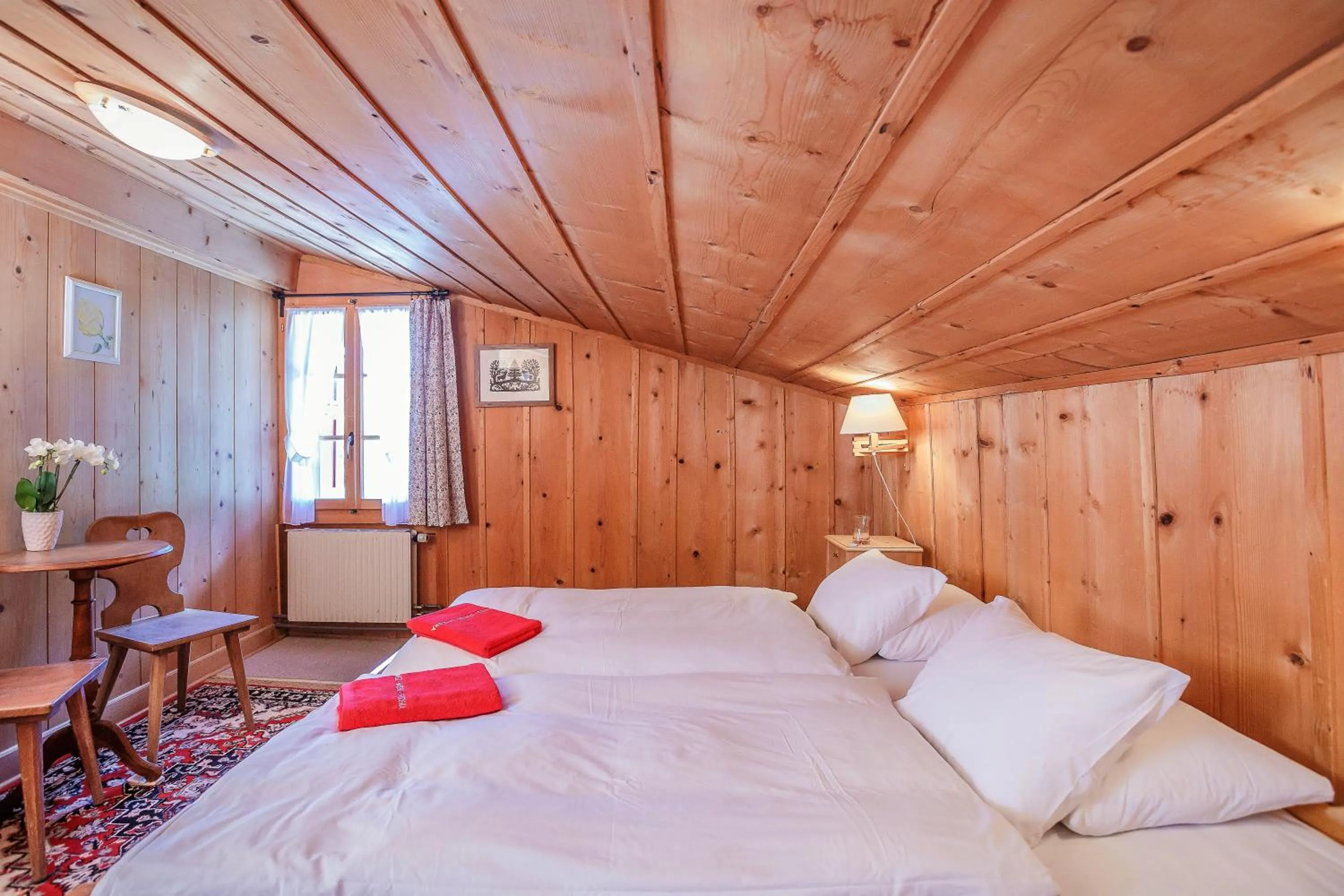 Bed in Guest House du Grand Paradis - On Piste