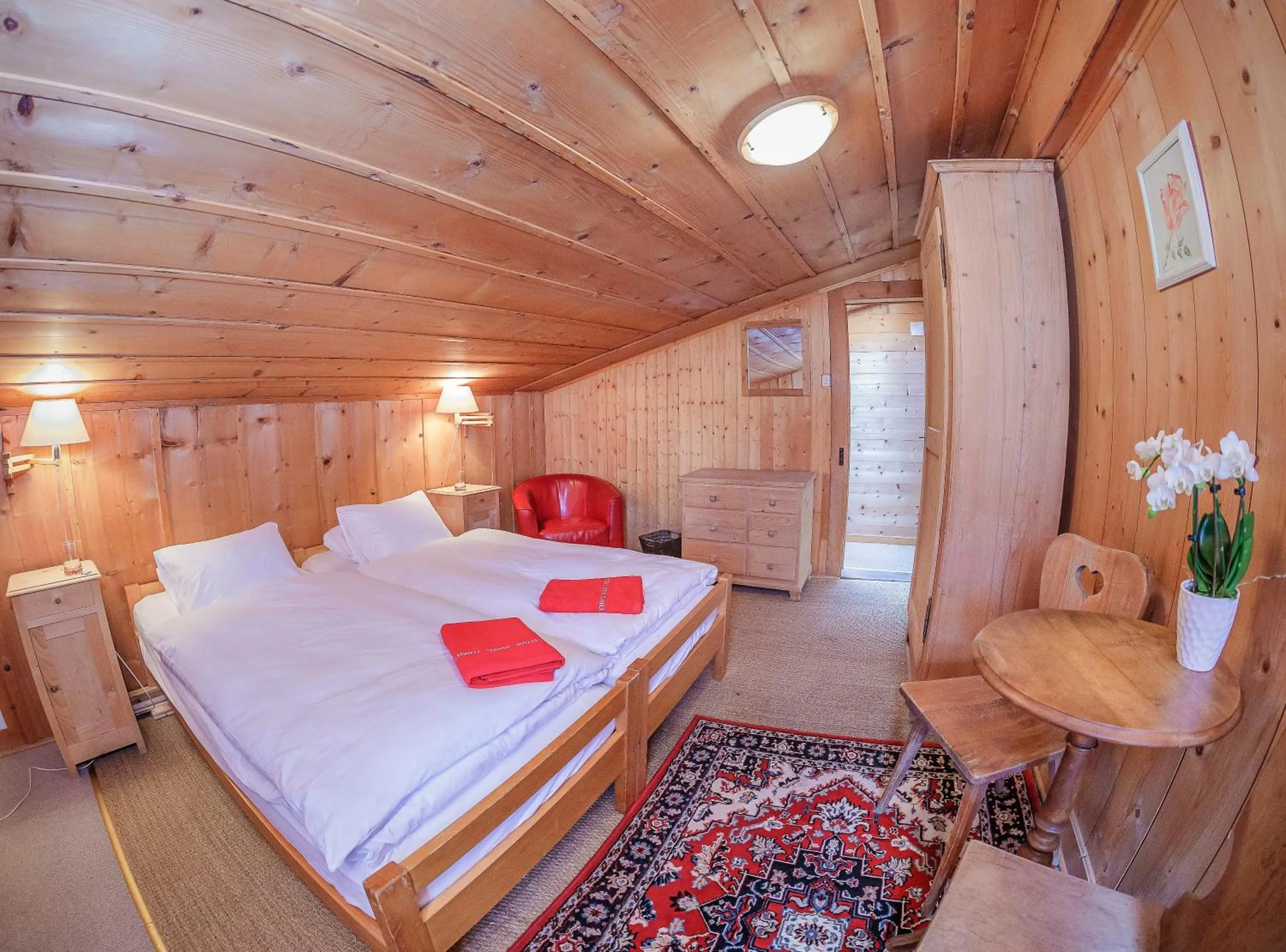 Bed in Guest House du Grand Paradis - On Piste