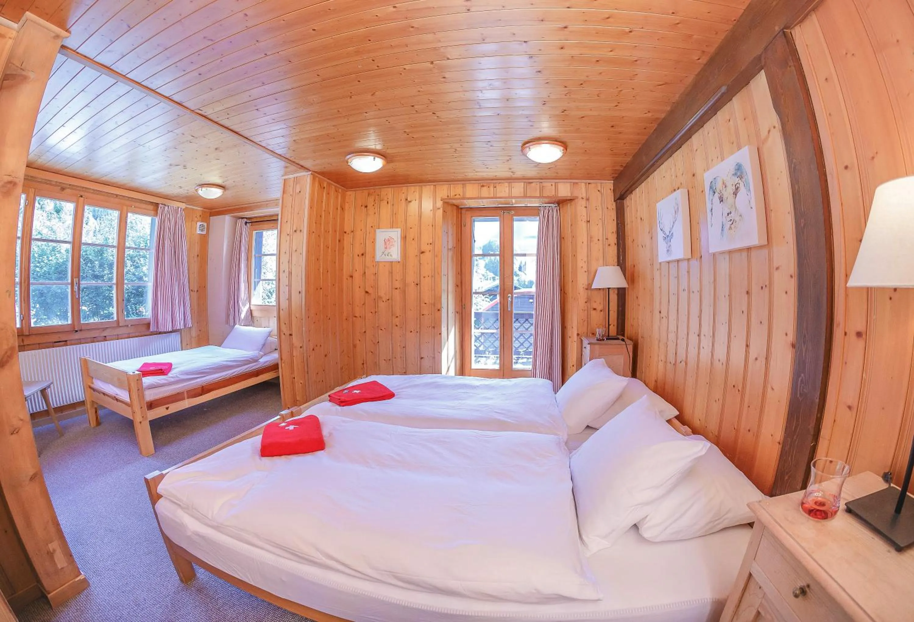 Bed in Guest House du Grand Paradis - On Piste