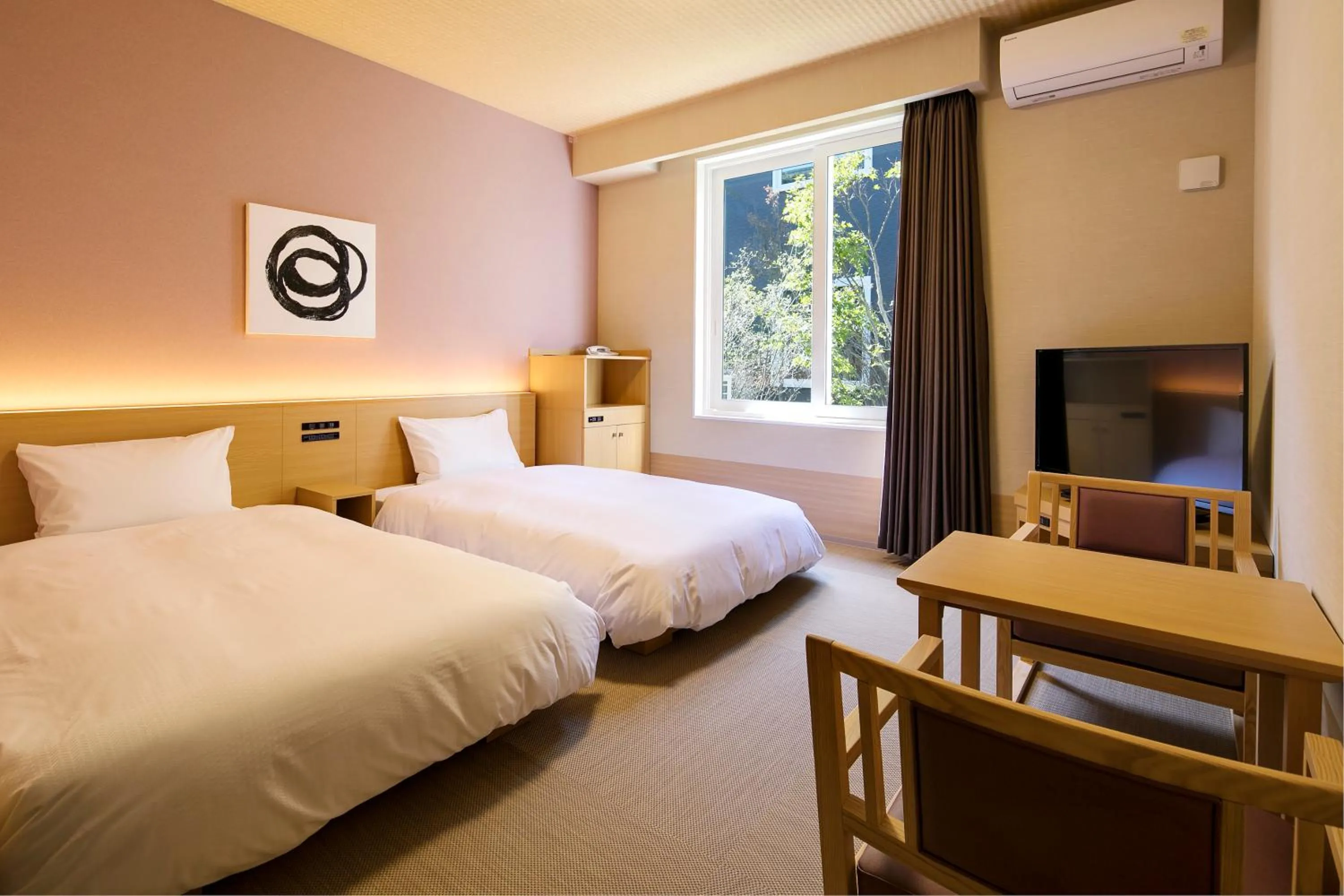 Photo of the whole room, Bed in GRANDVRIO HOTEL NARA -WAKURA- -ROUTE INN HOTELS-