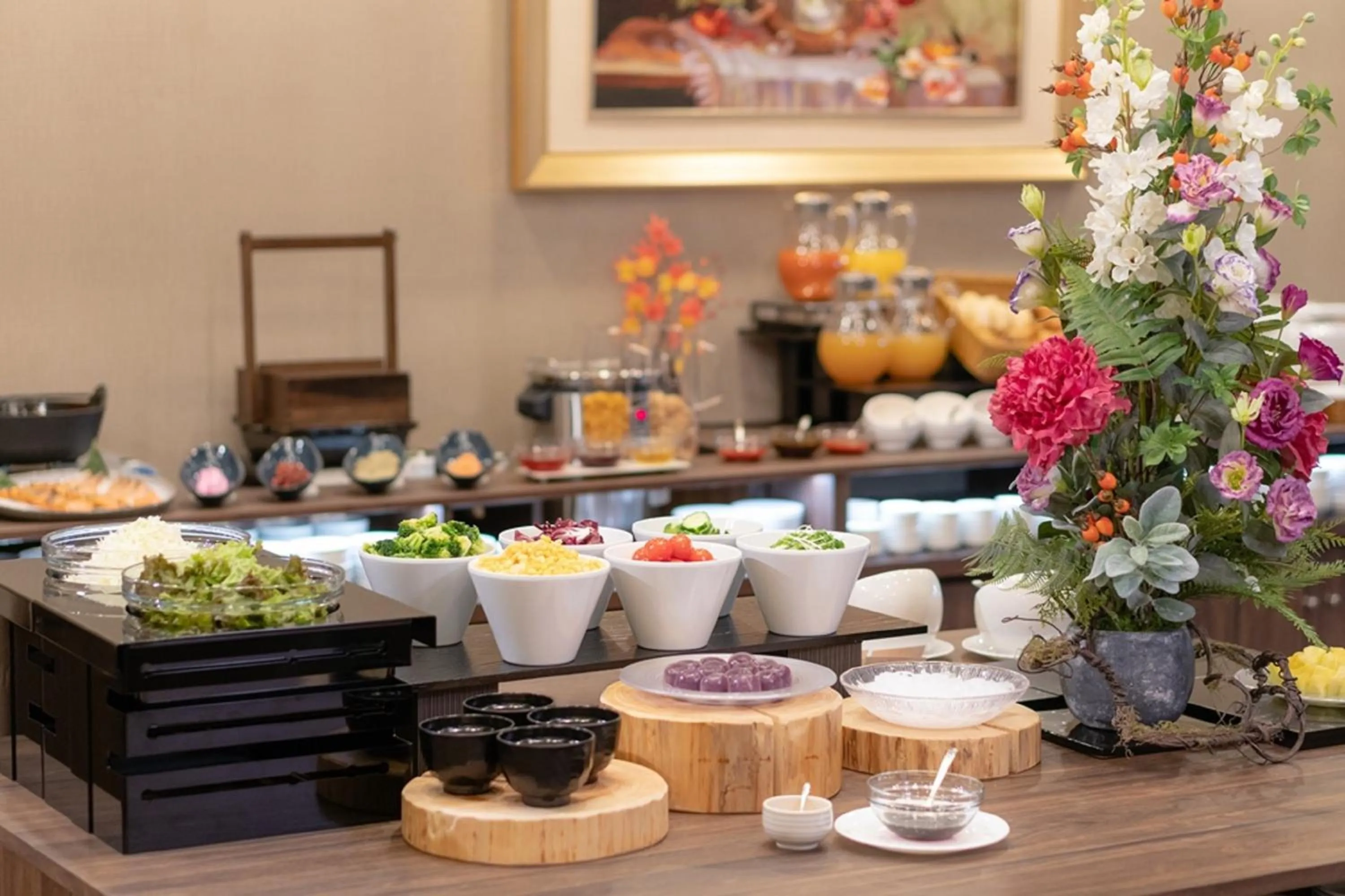 Buffet breakfast in GRANDVRIO HOTEL NARA -WAKURA- -ROUTE INN HOTELS-