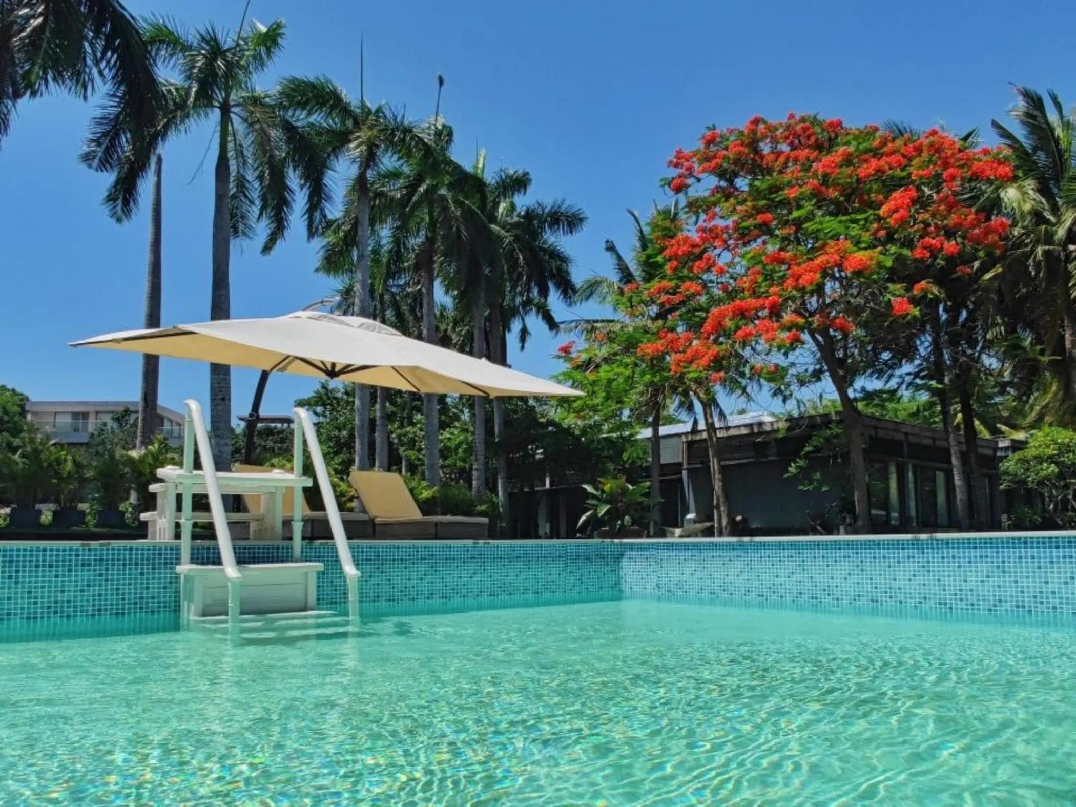Pool view in Anyu Hotel Sanya