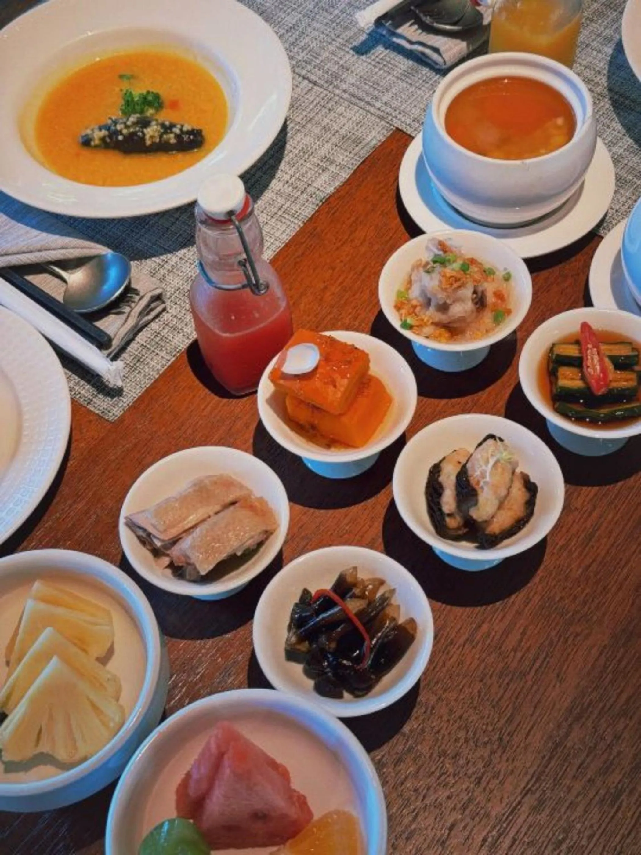 Food in Anyu Hotel Sanya