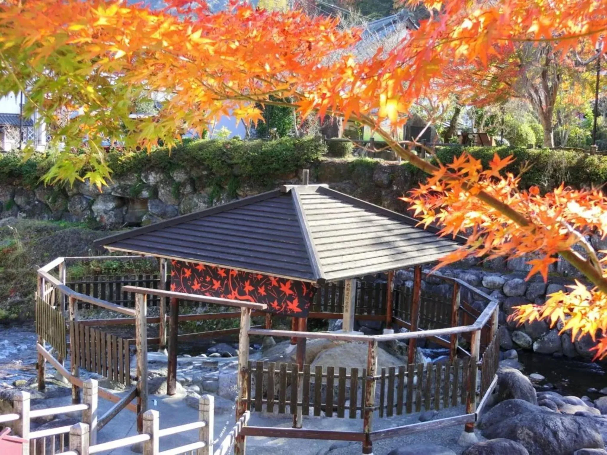 Nearby landmark in Onsen Yado Mizuguchi