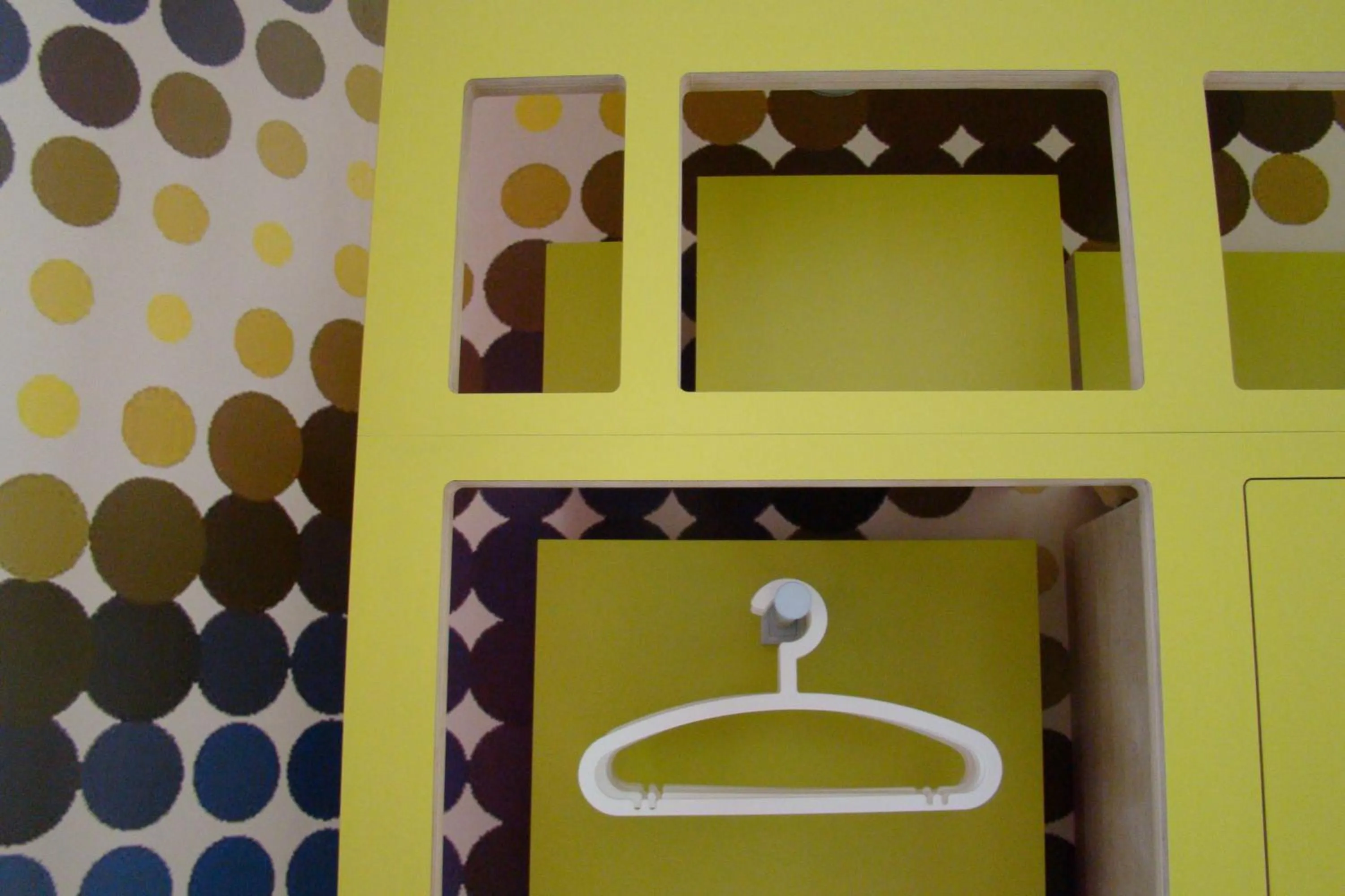 Decorative detail in LABnul50 self check-in hotel Groningen