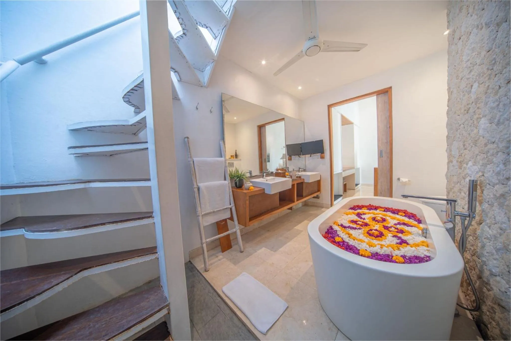 Bath in The Jimbaran Villa by Ini Vie Hospitality