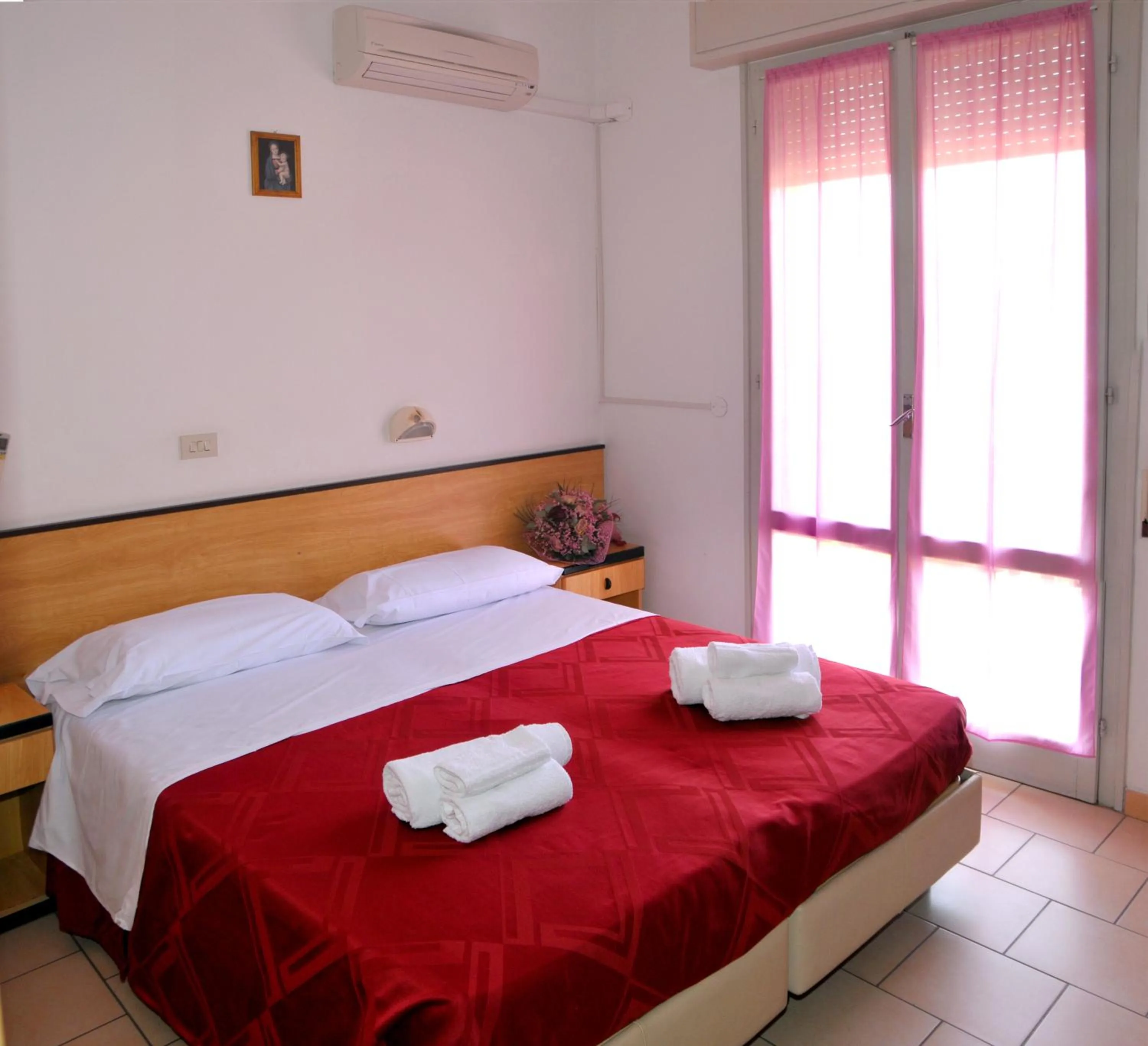 Bed in Hotel Levante