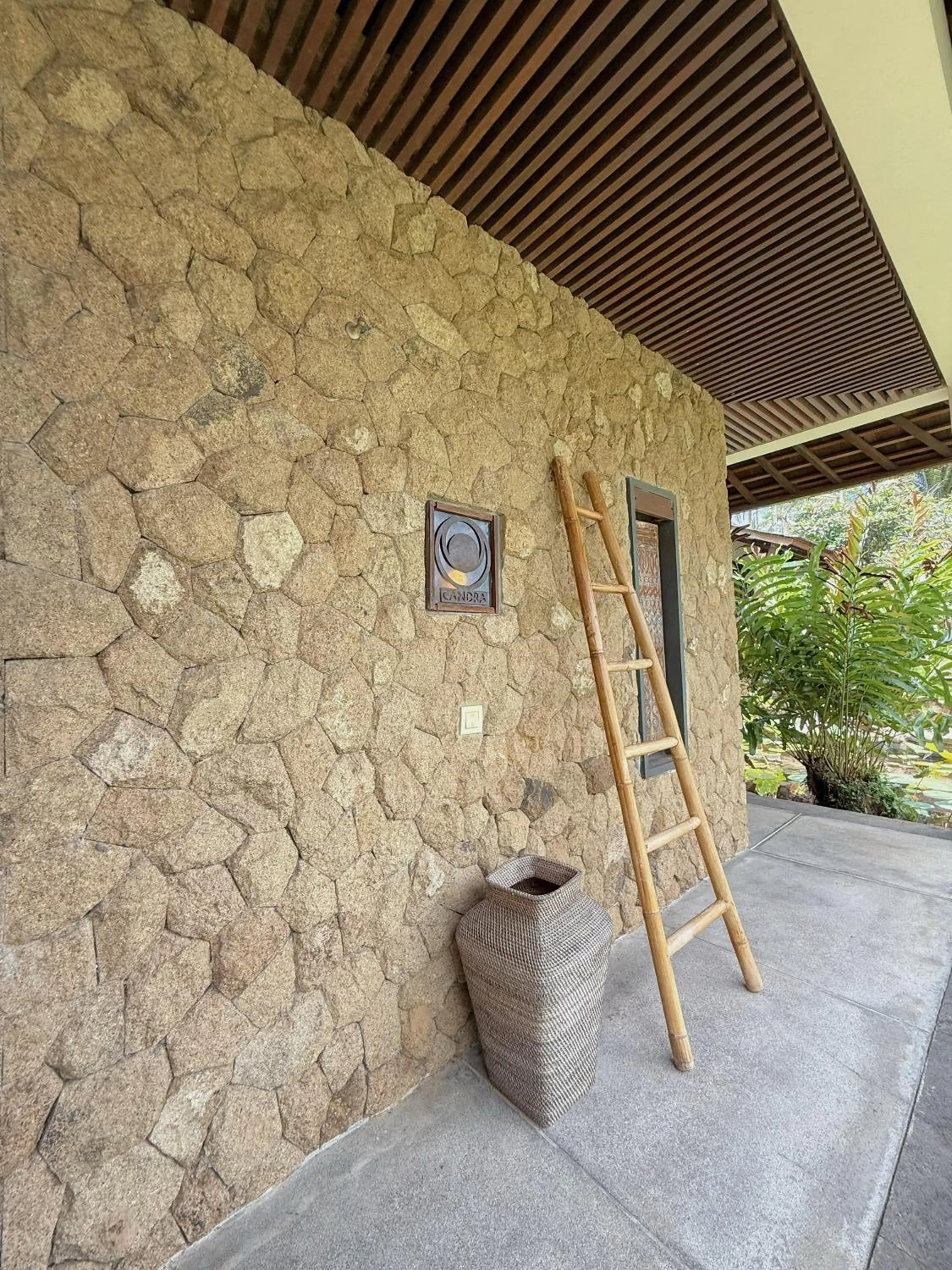 Seating area in Awan Putih Resort