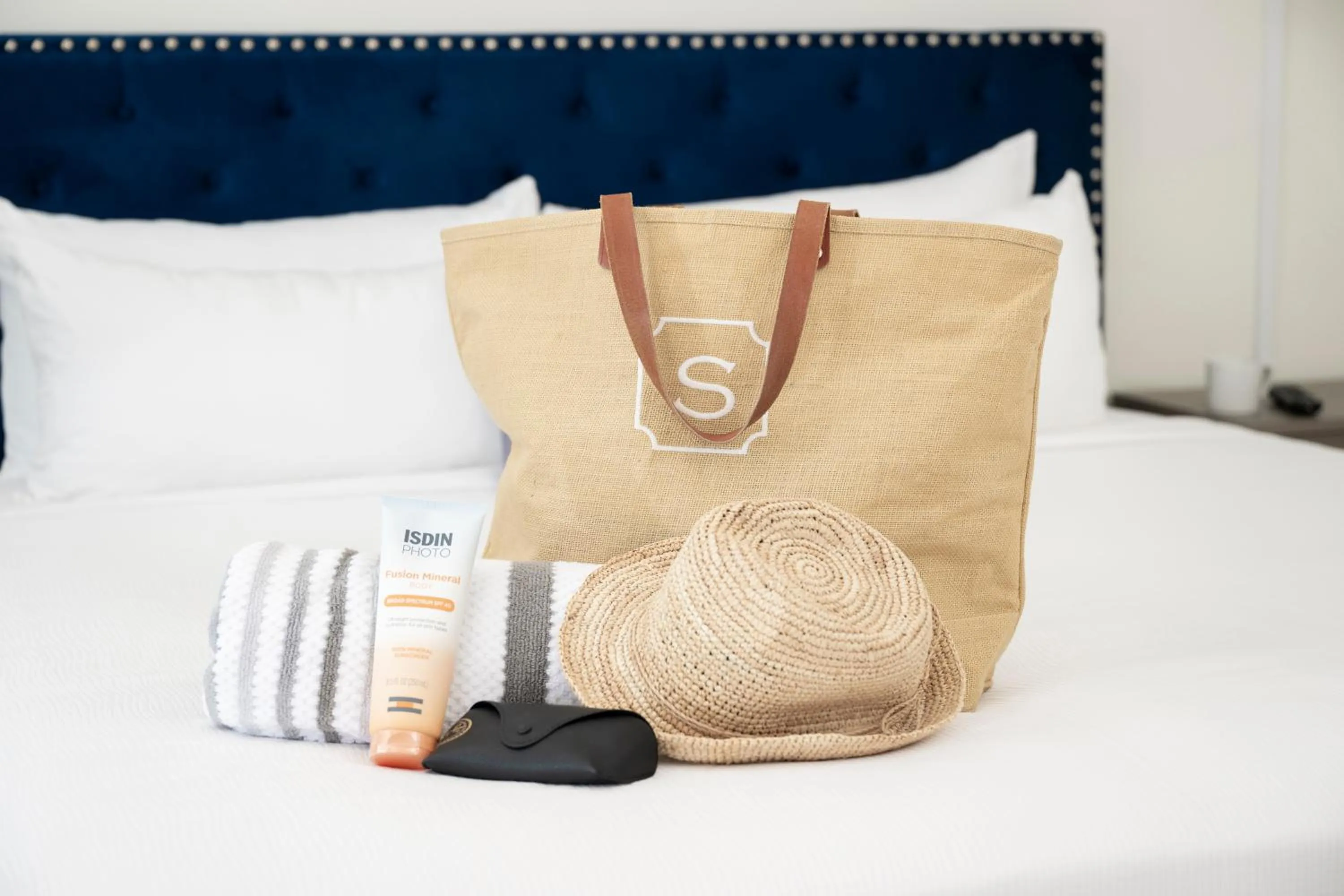 Bed in Endless Dunes, A Modern Motel