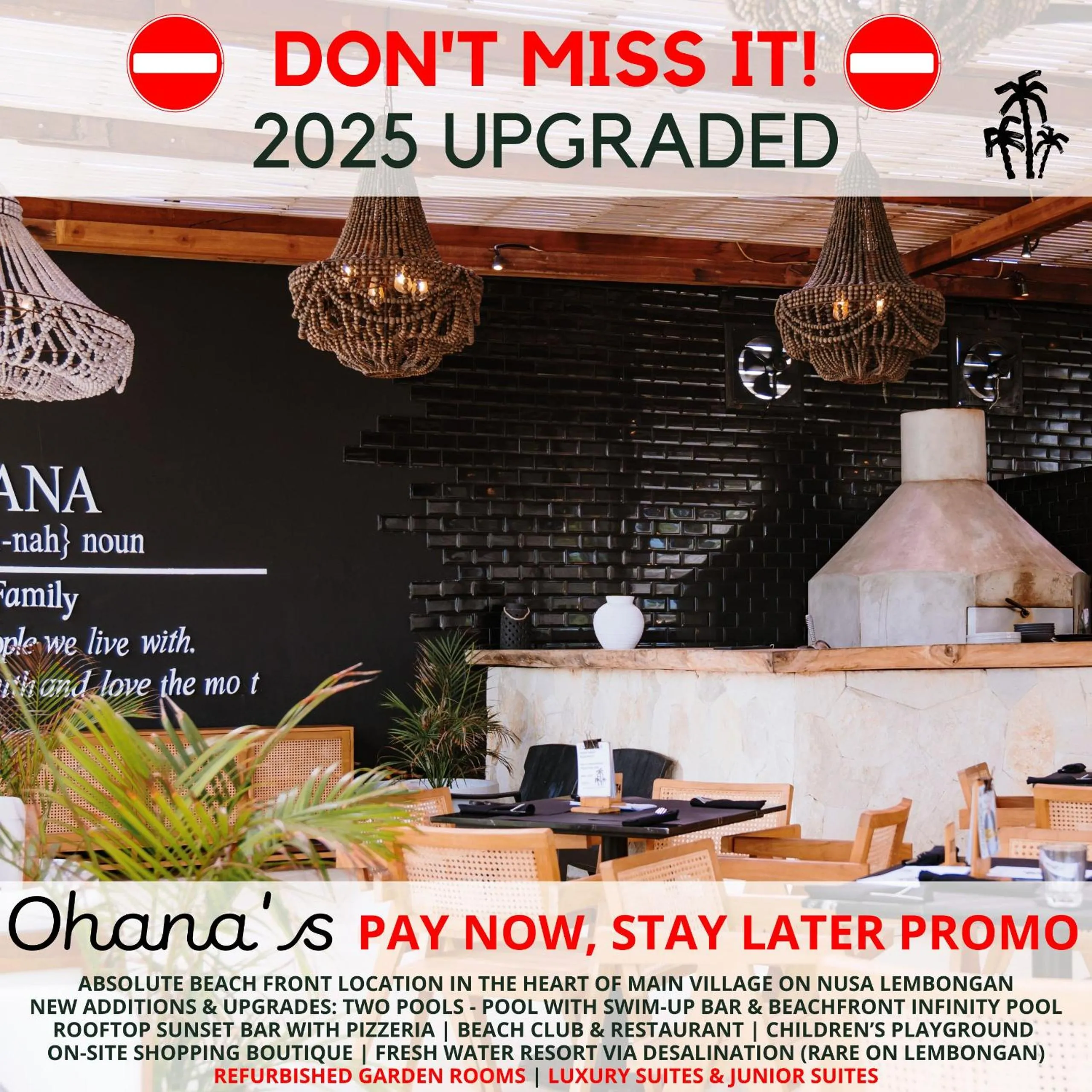 Restaurant/places to eat in Ohana's Beachfront Resort & Beach Club