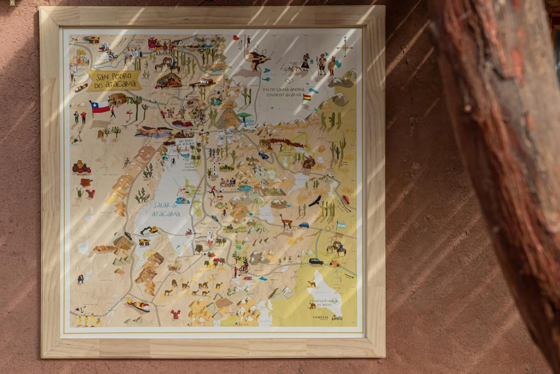 Inner courtyard view in Casa Lickana B&B