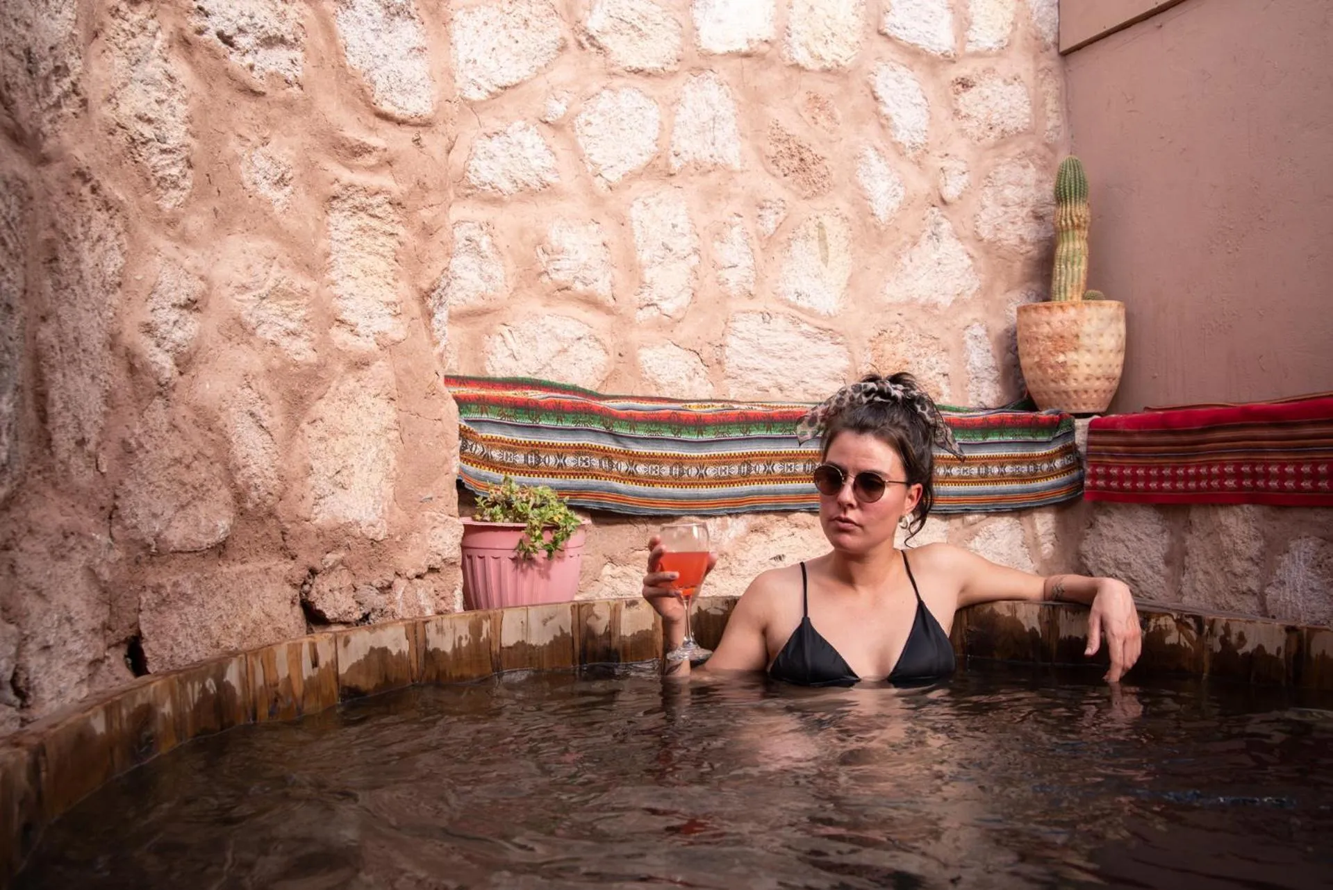 Swimming pool in Casa Lickana B&B