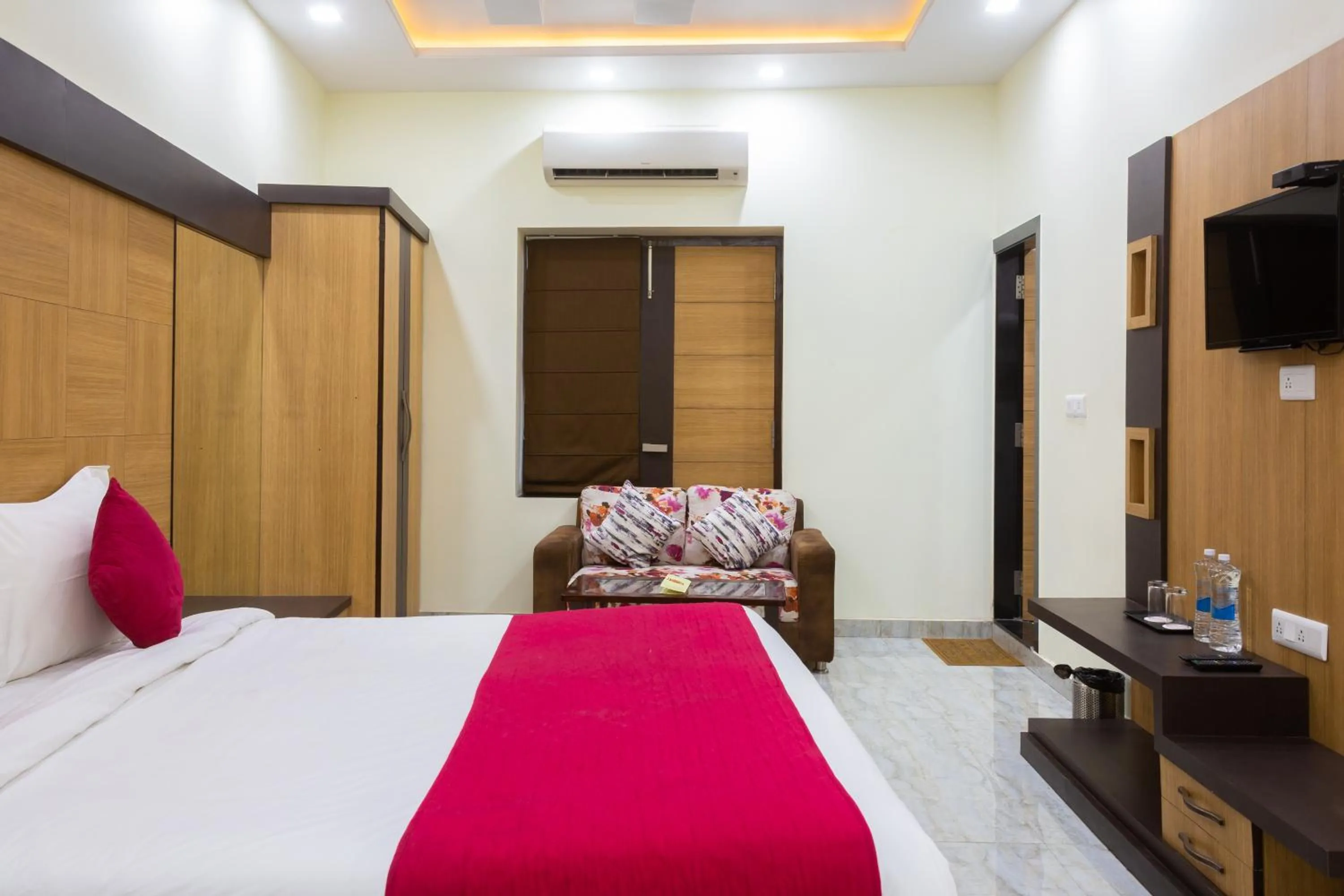 Photo of the whole room, Bed in Hotel Pushkar City Inn