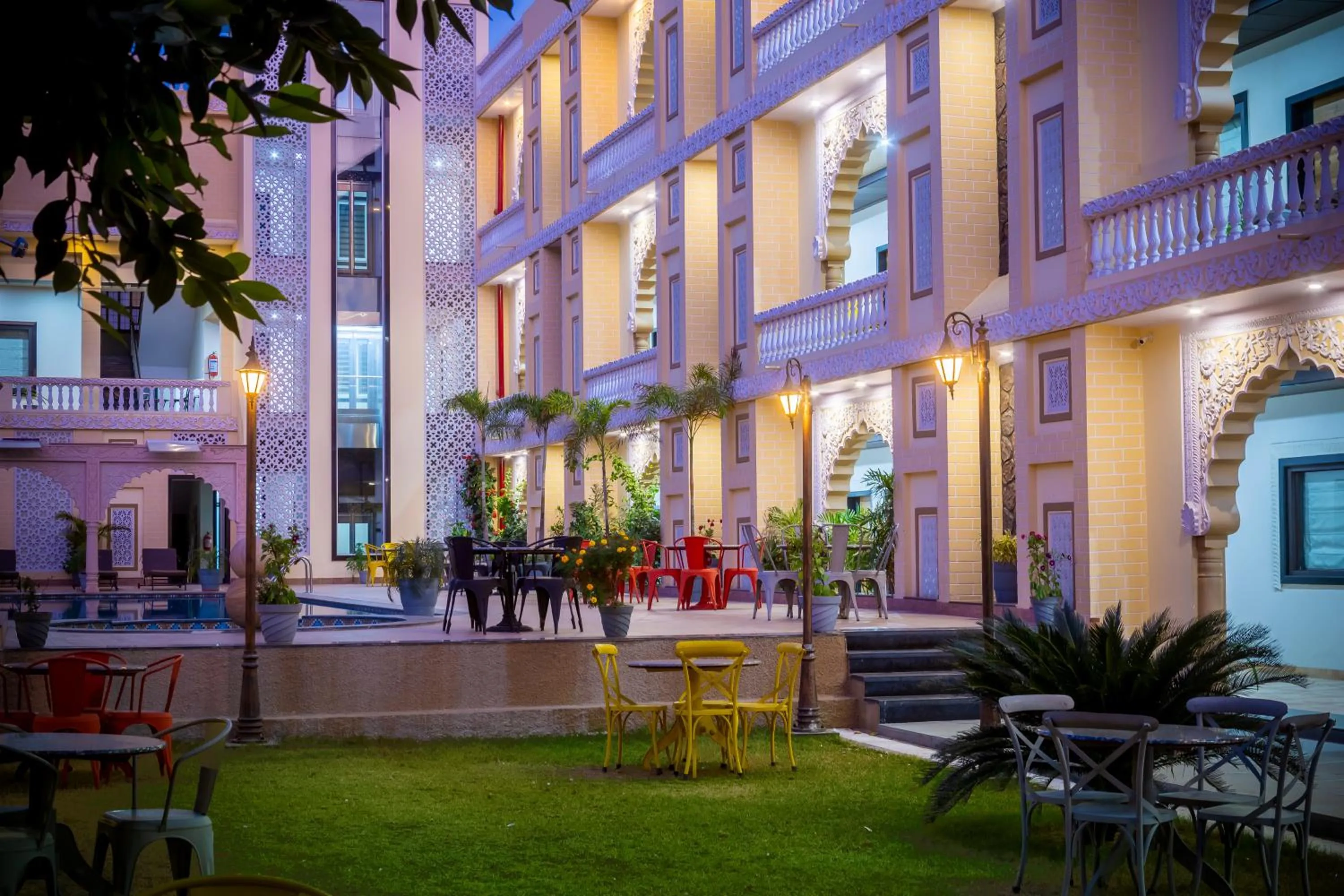 Property building in Hotel Pushkar City Inn