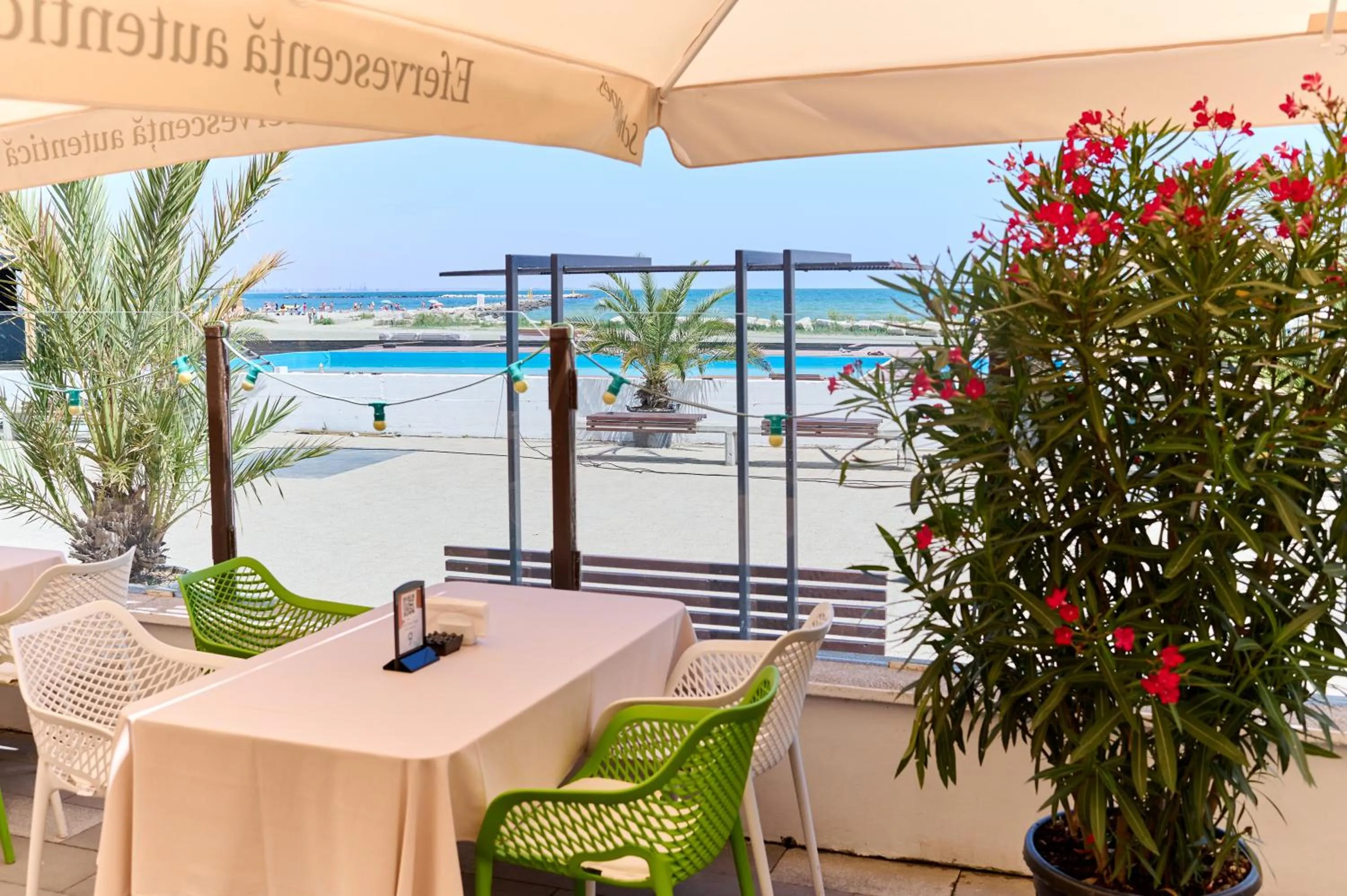 Dining area in Hotel Malibu