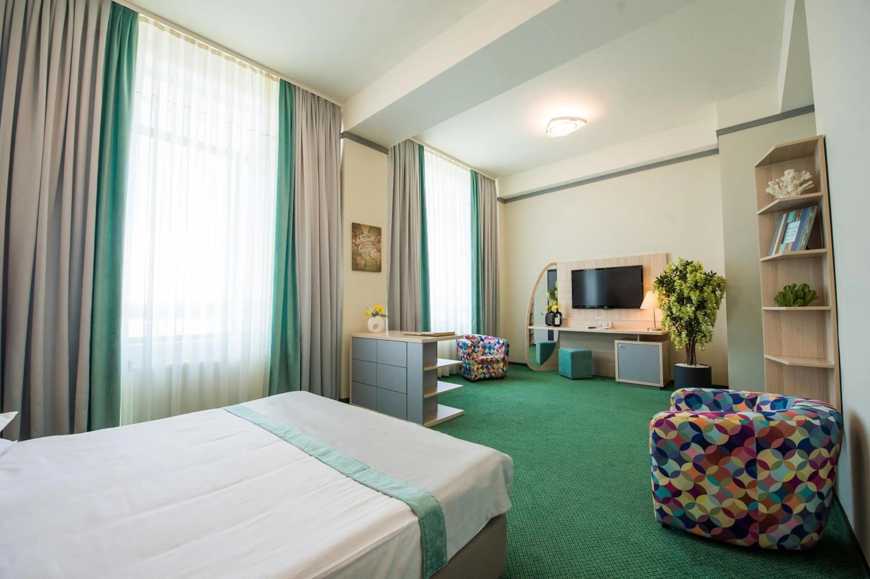 TV and multimedia, Bed in Hotel Malibu