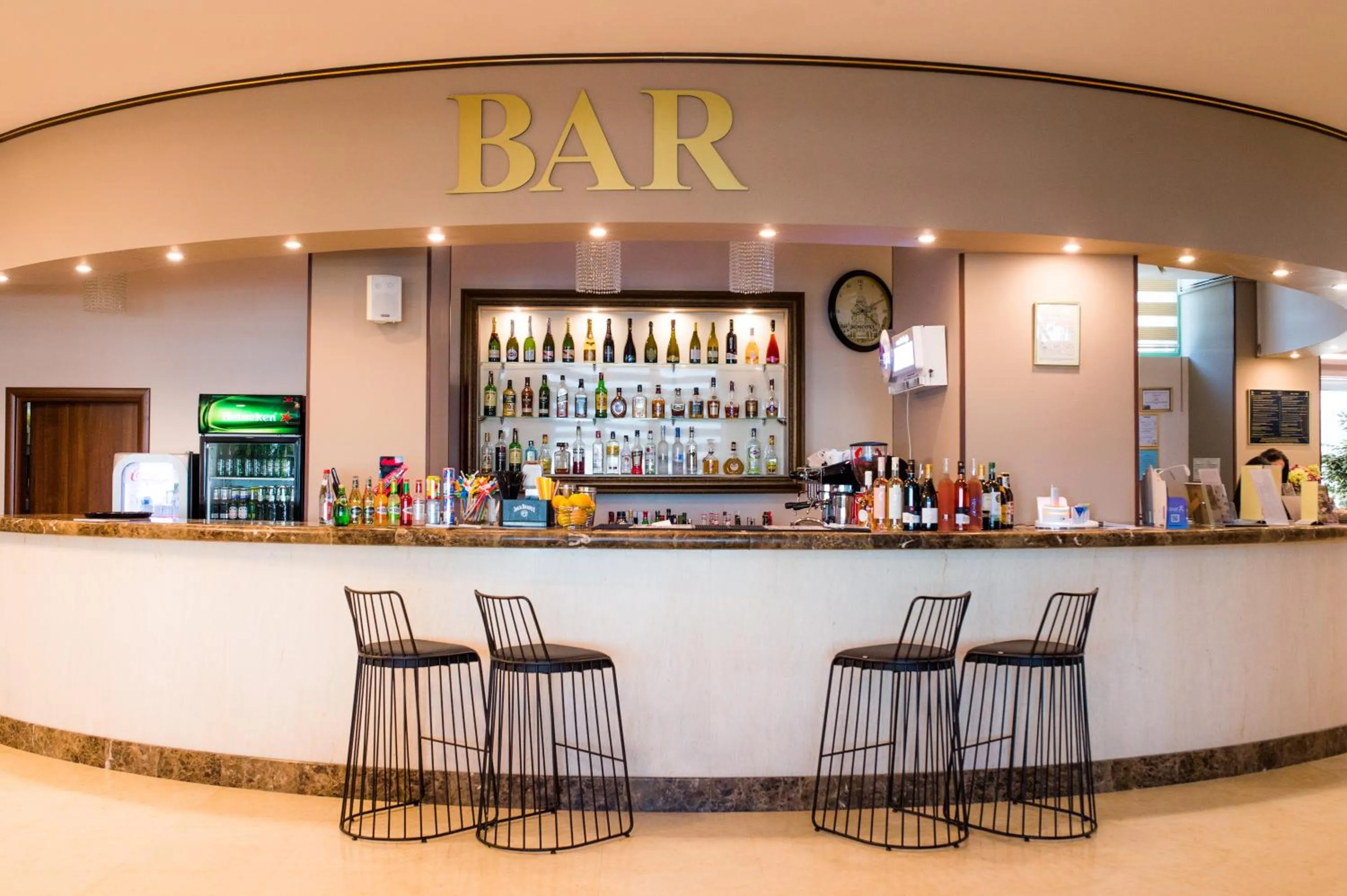 Lobby or reception in Hotel Malibu