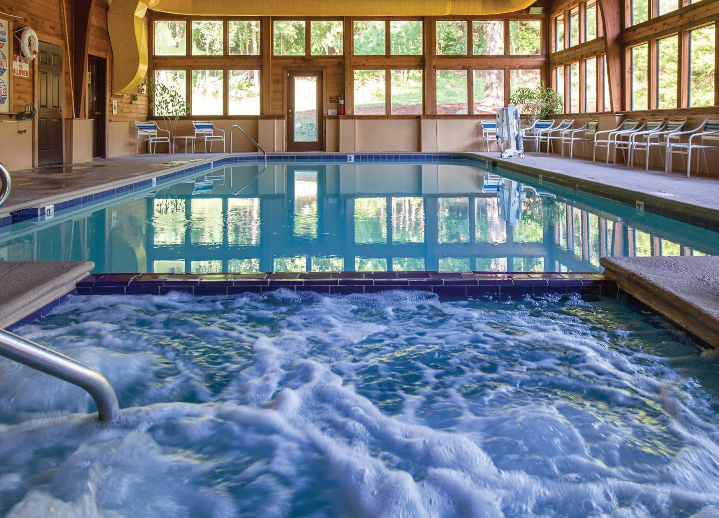 Swimming pool in Club Wyndham Resort at Fairfield Mountains