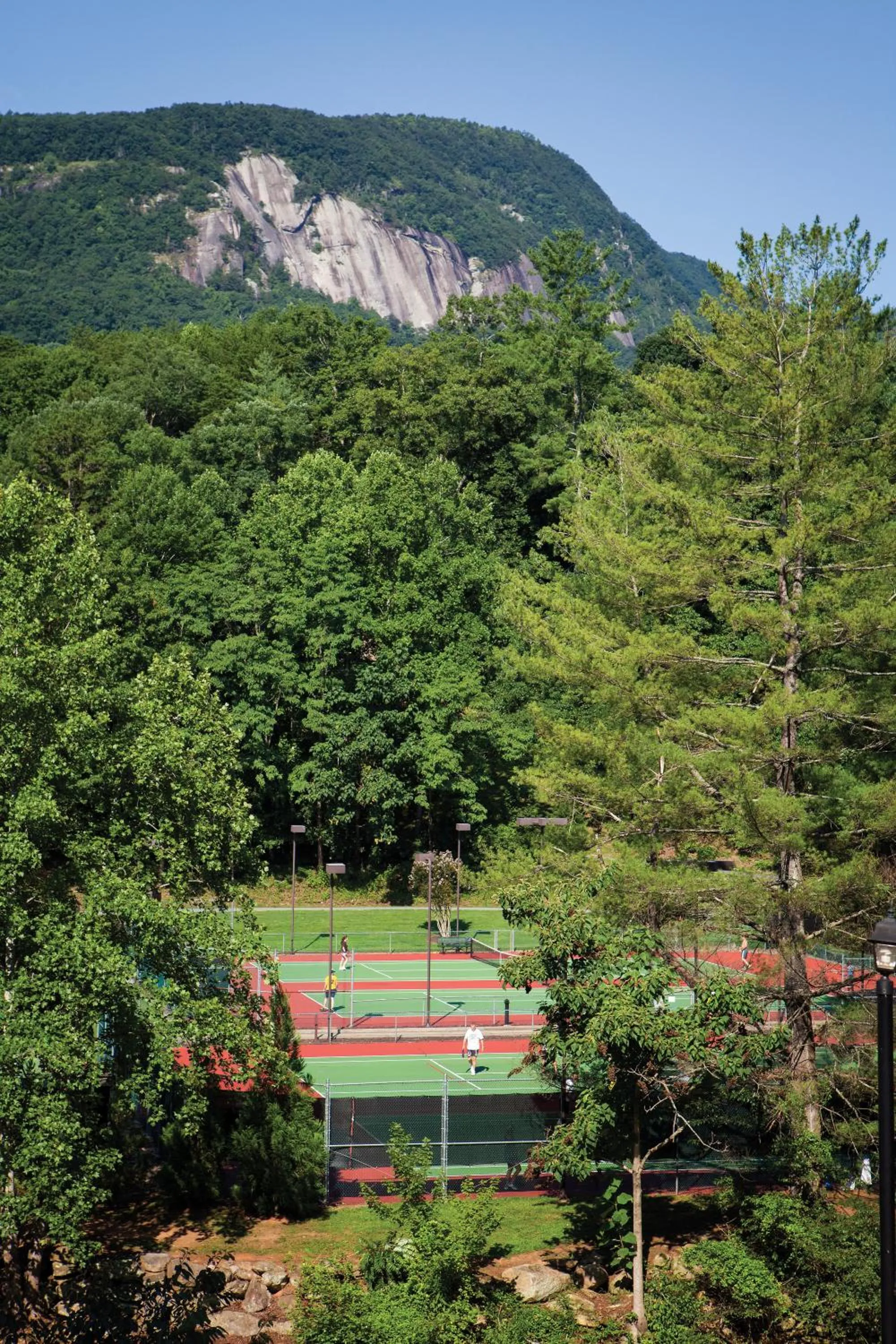 Tennis court in Club Wyndham Resort at Fairfield Mountains