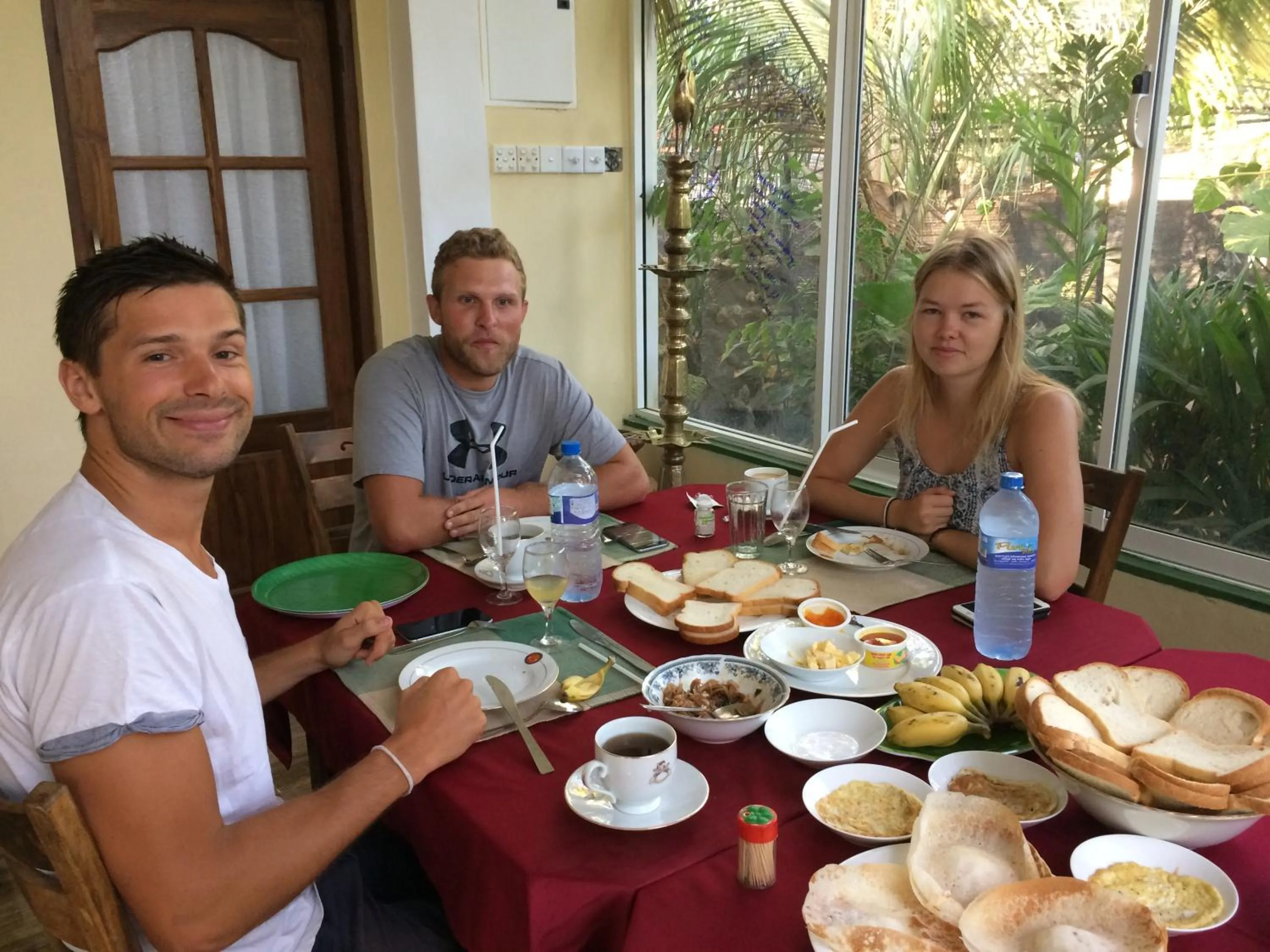 group of guests in Green Garden Resort