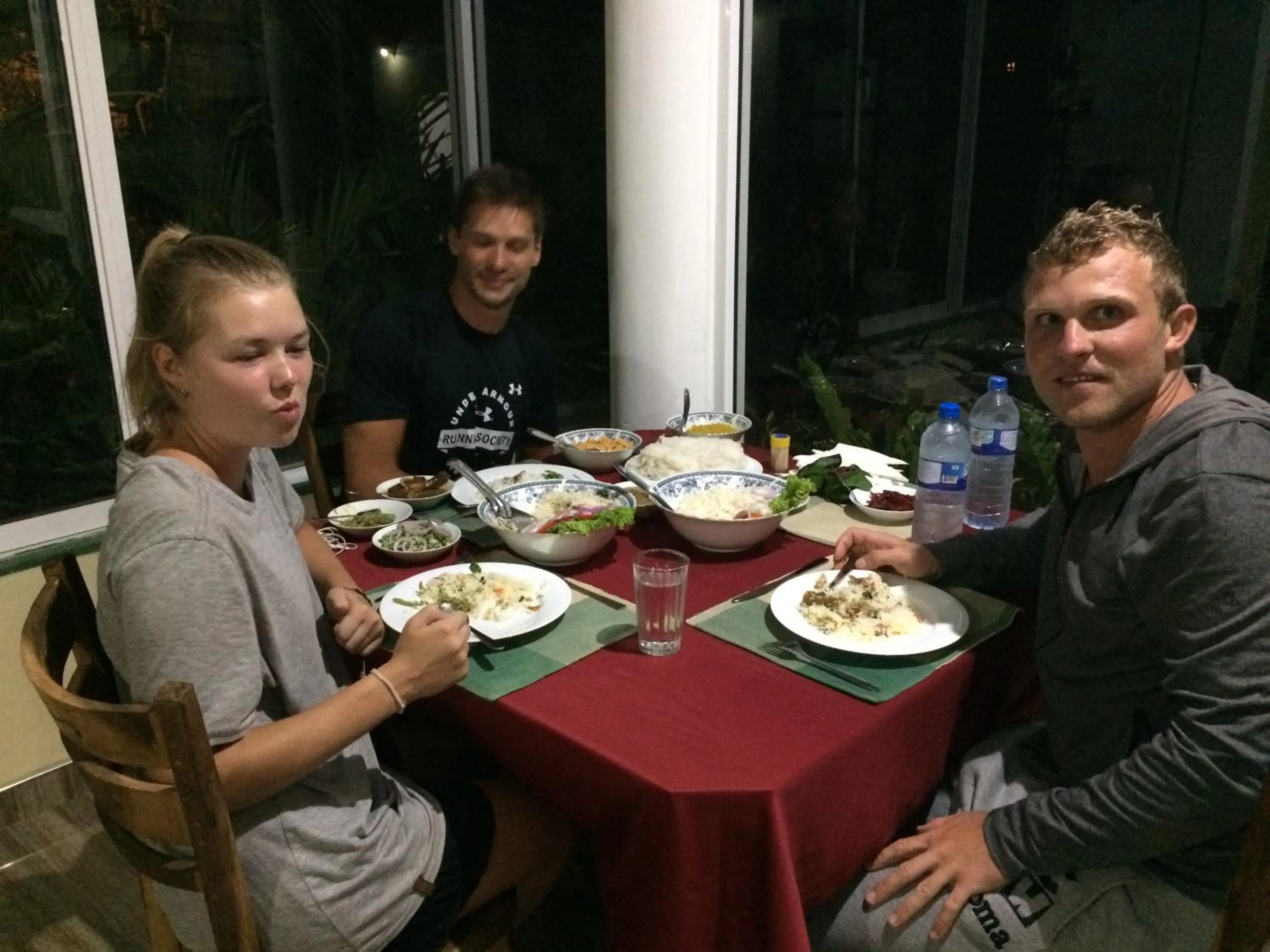 People in Green Garden Resort