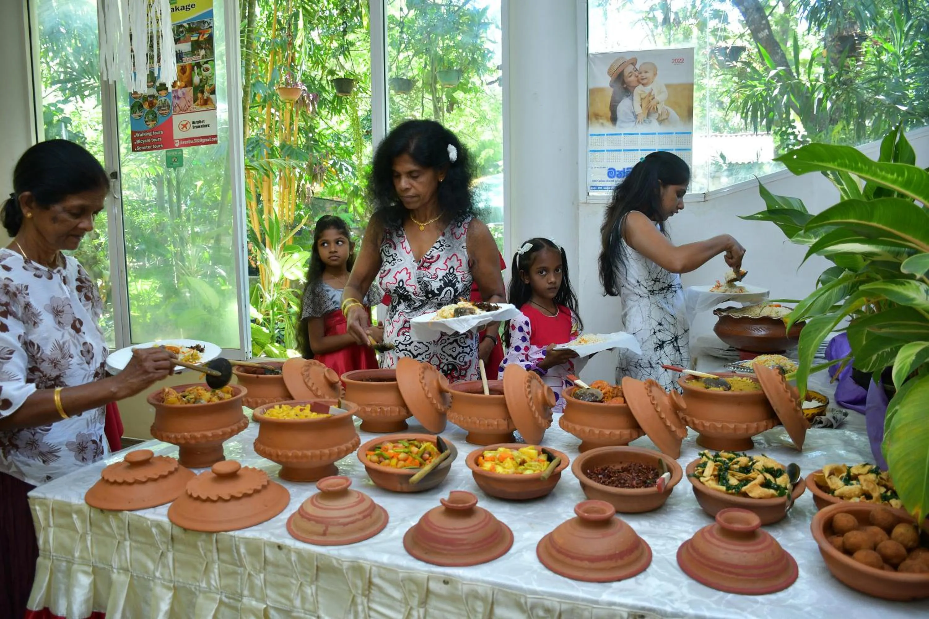 People in Green Garden Resort