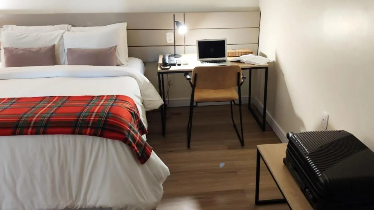 Bedroom, Bed in Novo Hamburgo Business Hotel