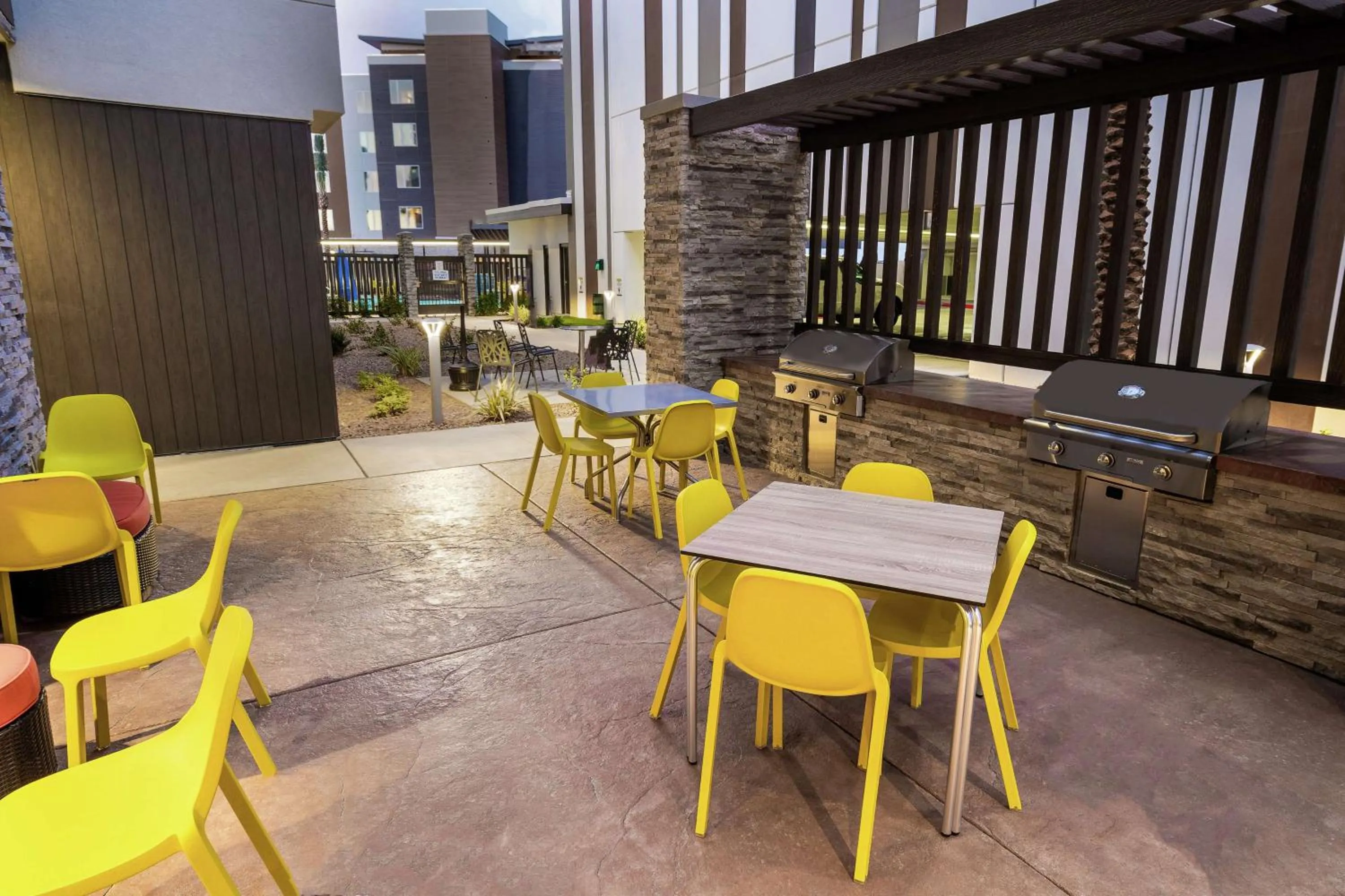 Patio in Home2 Suites by Hilton Las Vegas Stadium District