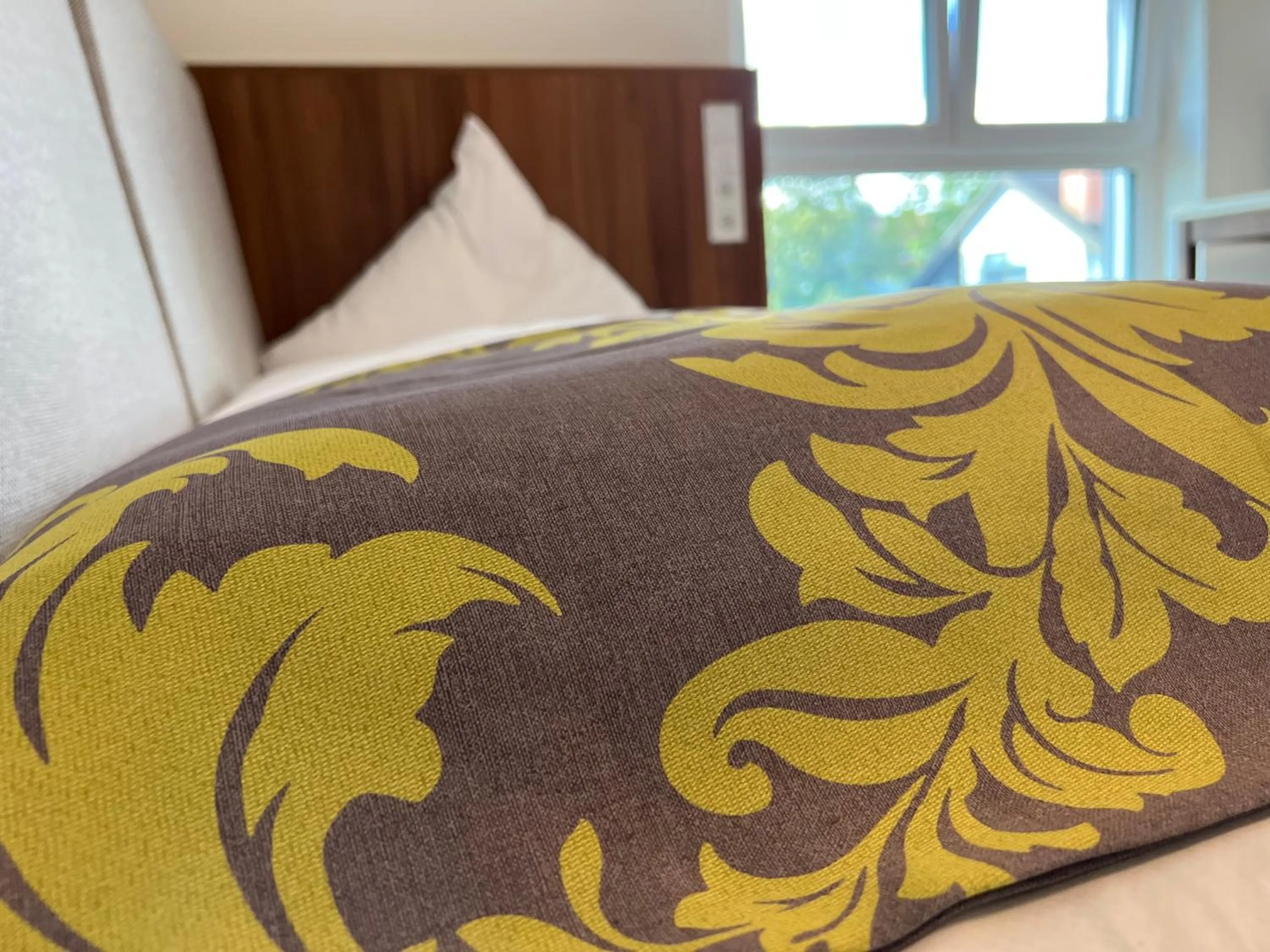 Bed in HHotel Augsburg