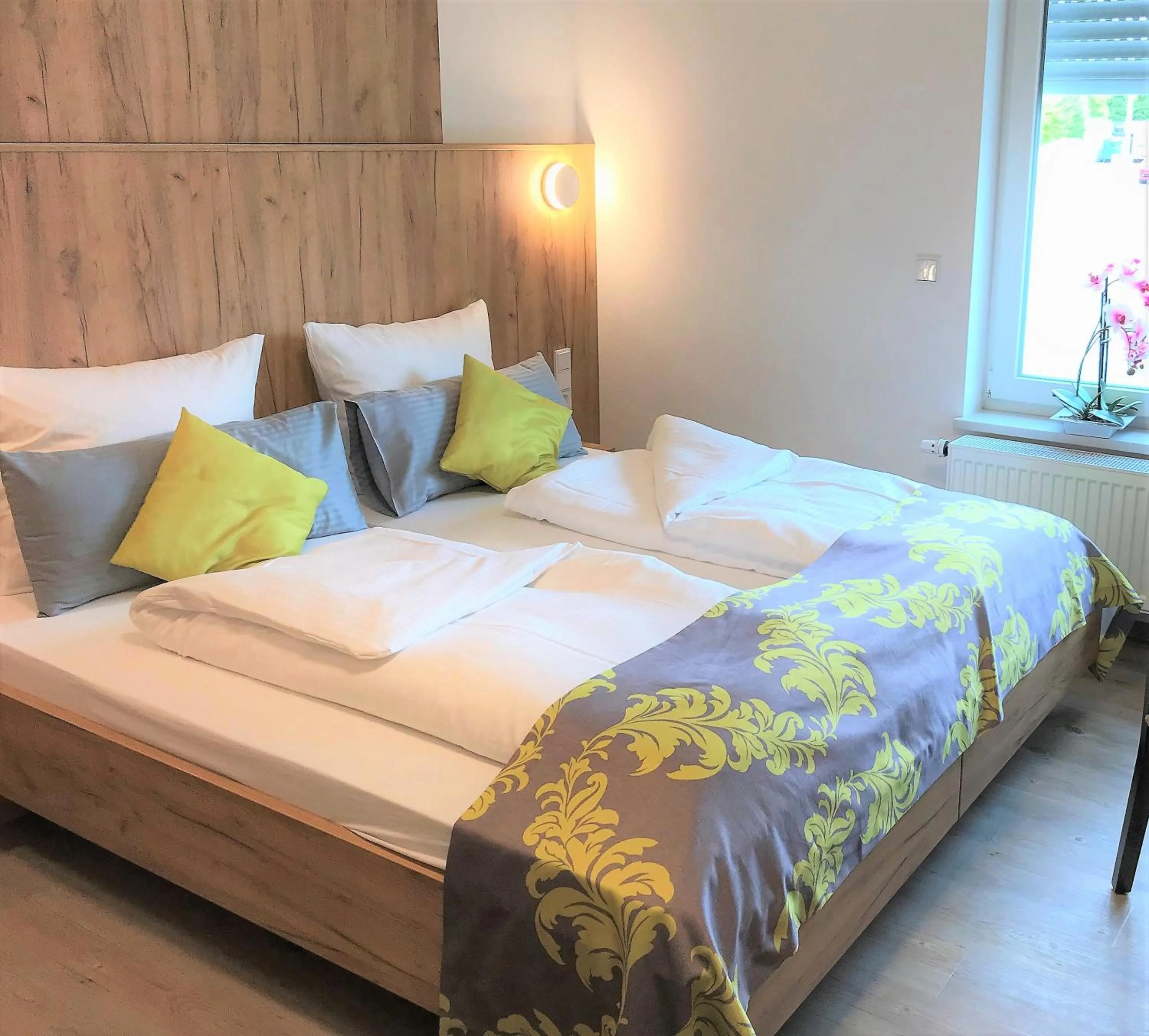 Bed in HHotel Augsburg