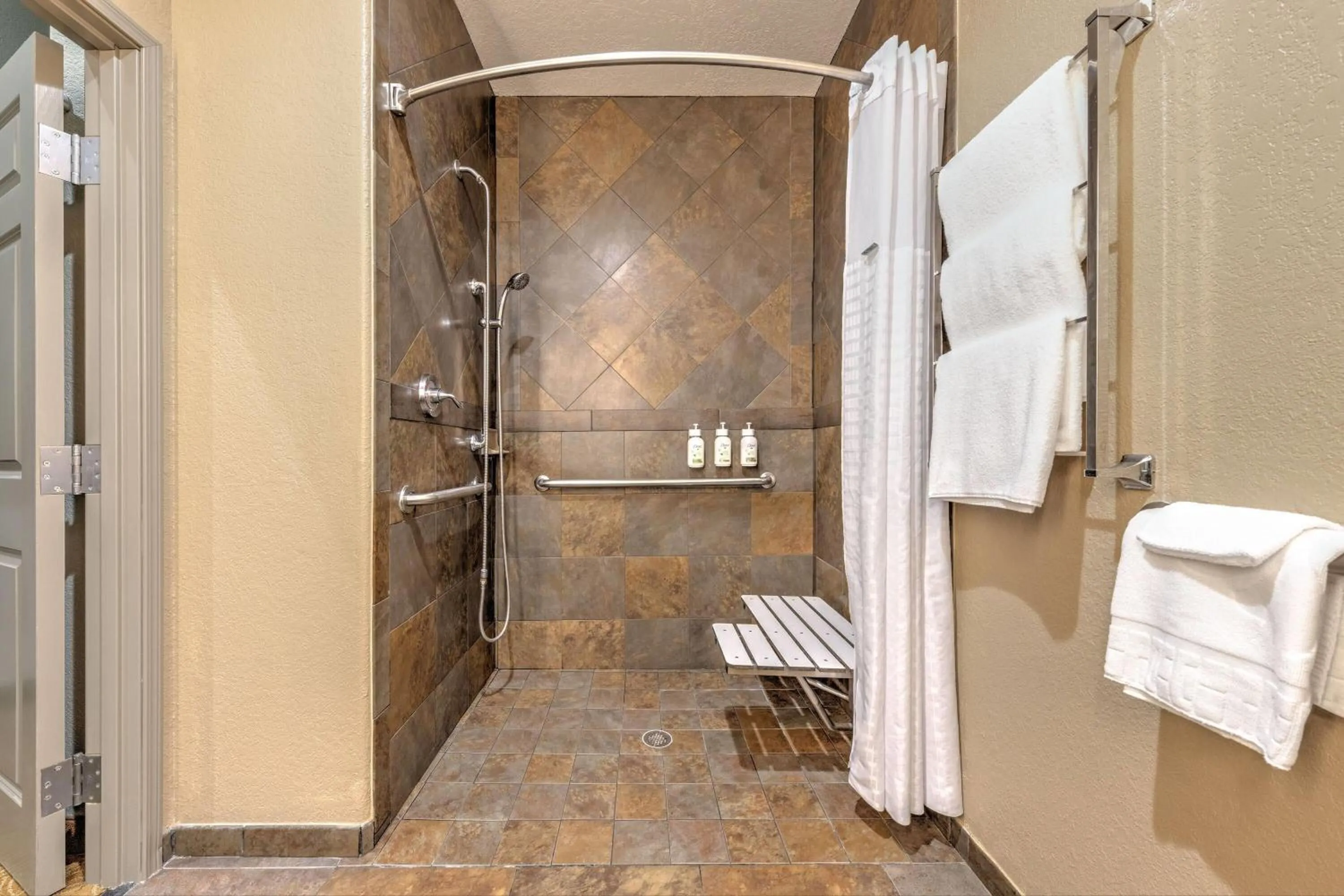 Shower in La Quinta by Wyndham Marble Falls