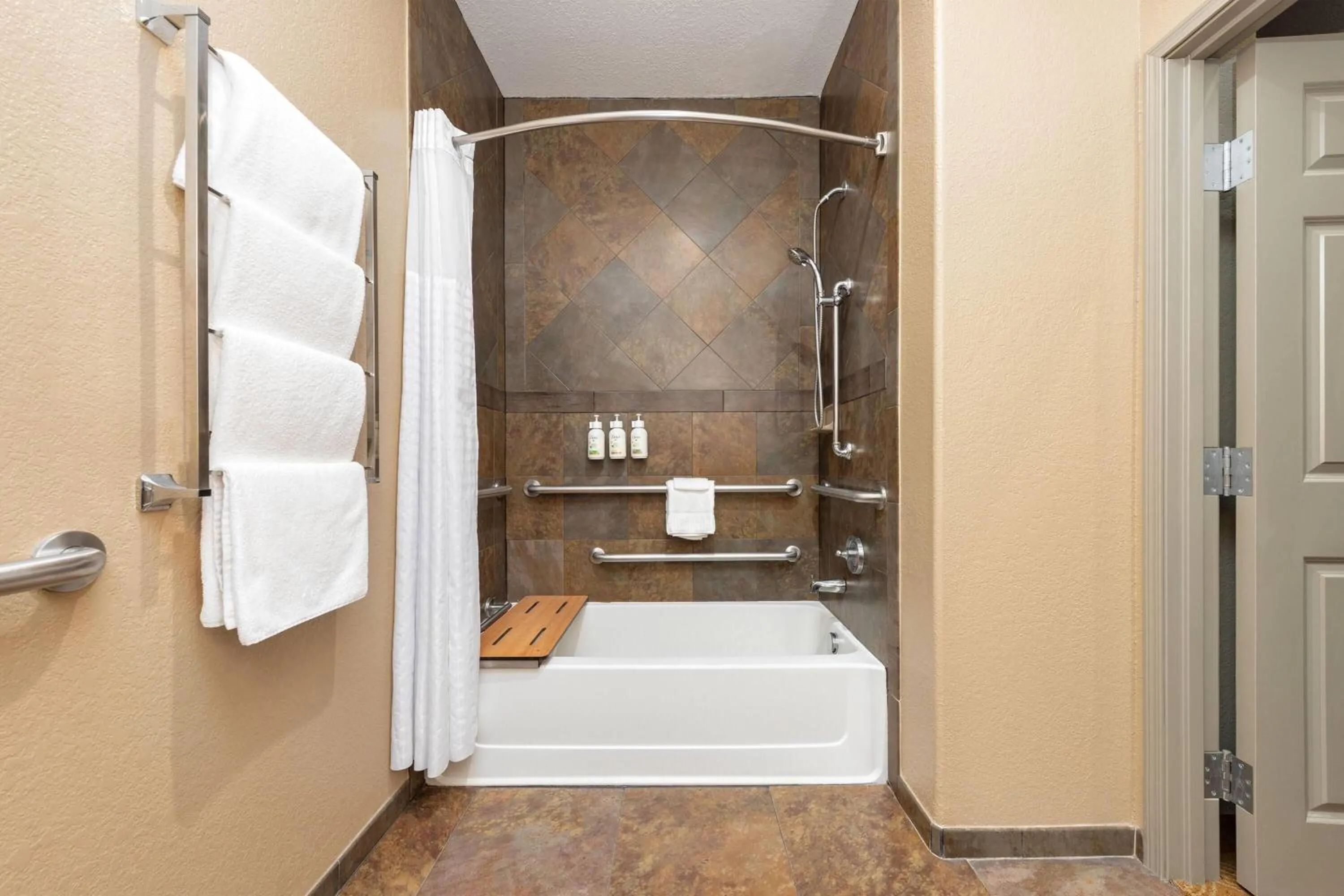 Bathroom in La Quinta by Wyndham Marble Falls