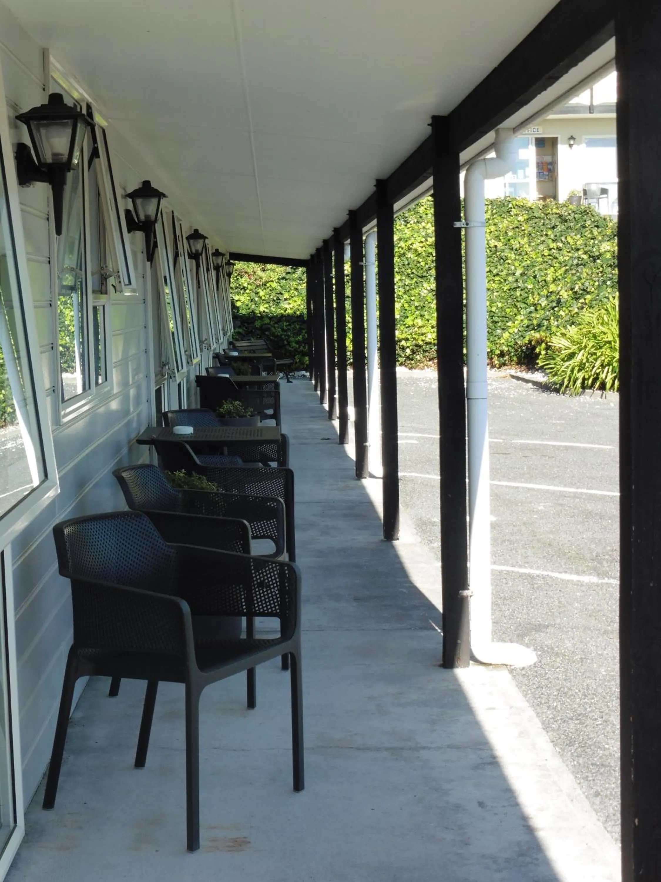 Patio in The Peninsula Kaikoura