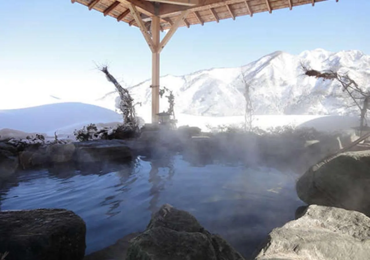 Hot Spring Bath in Hotel Futaba