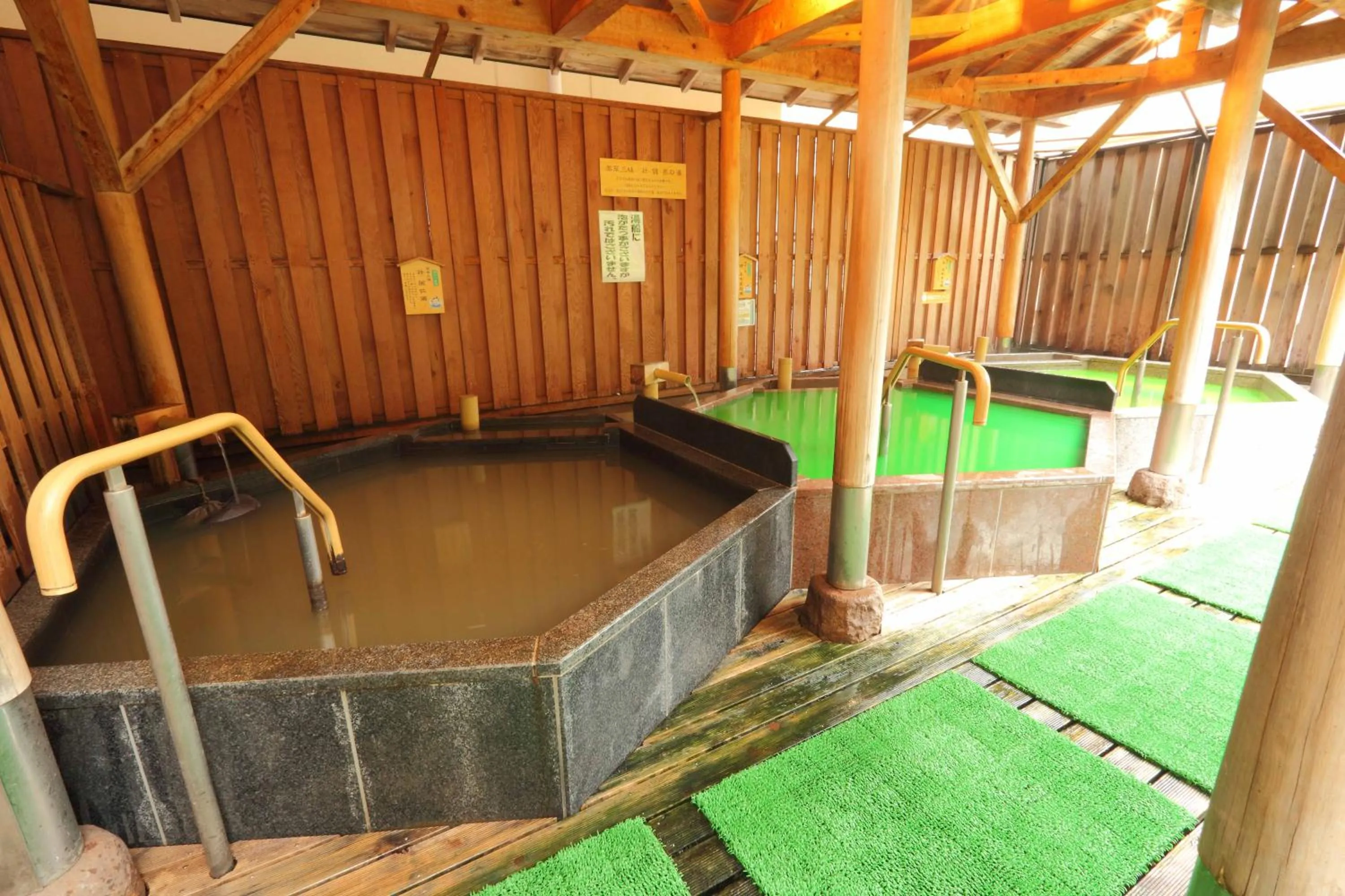 Hot Spring Bath in Hotel Futaba