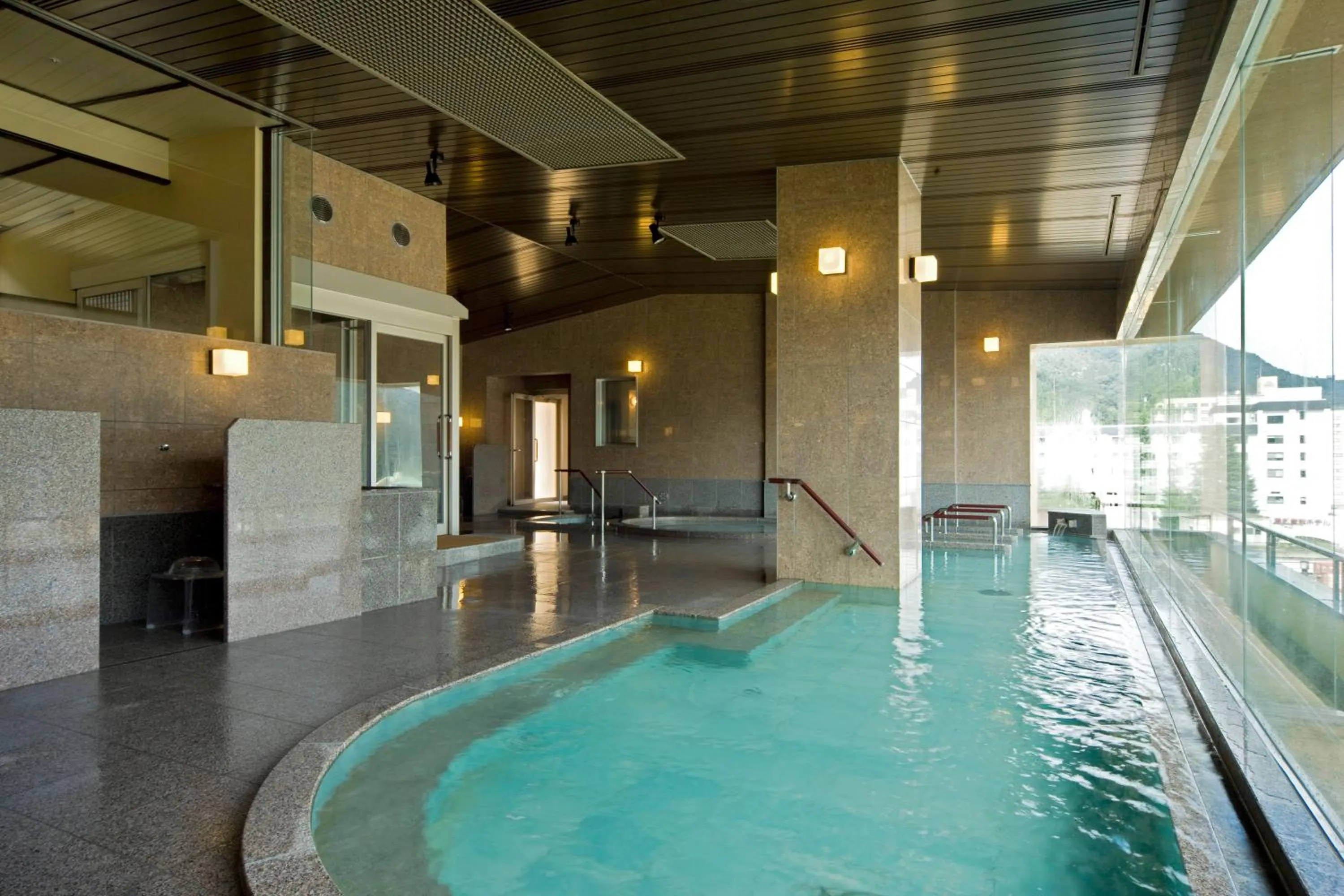 Hot Spring Bath in Hotel Futaba