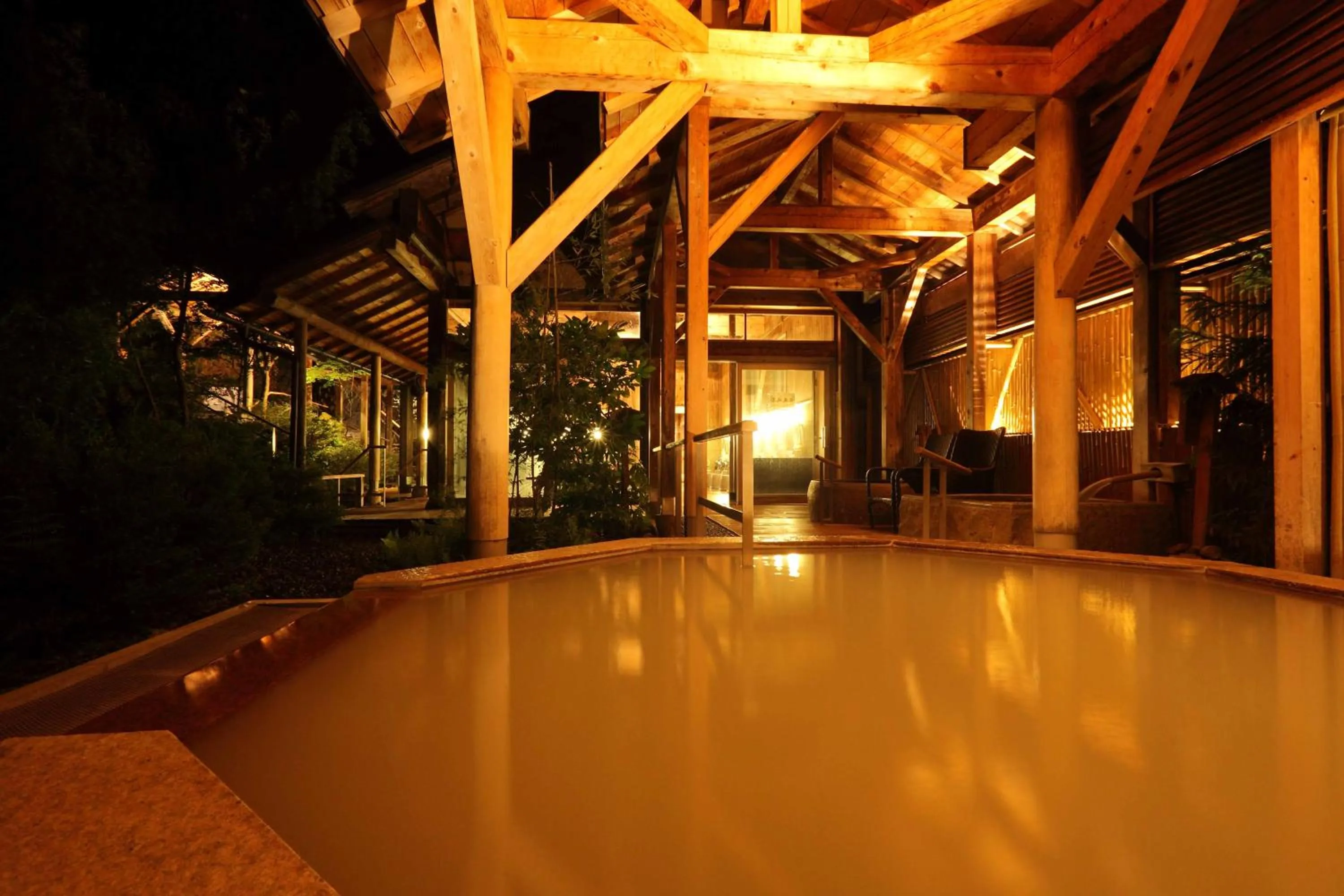 Hot Spring Bath in Hotel Futaba