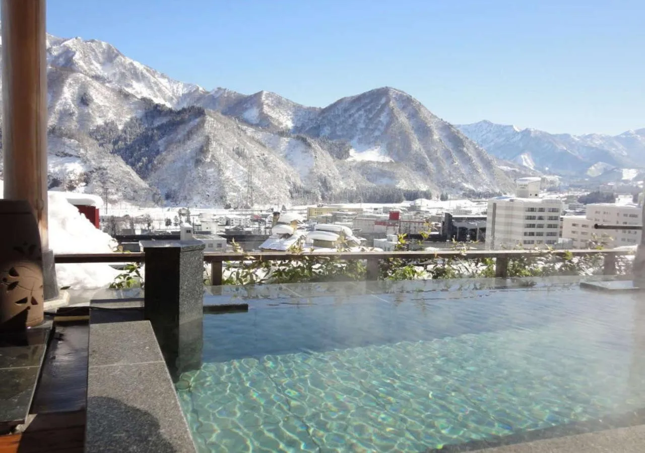 Hot Spring Bath in Hotel Futaba