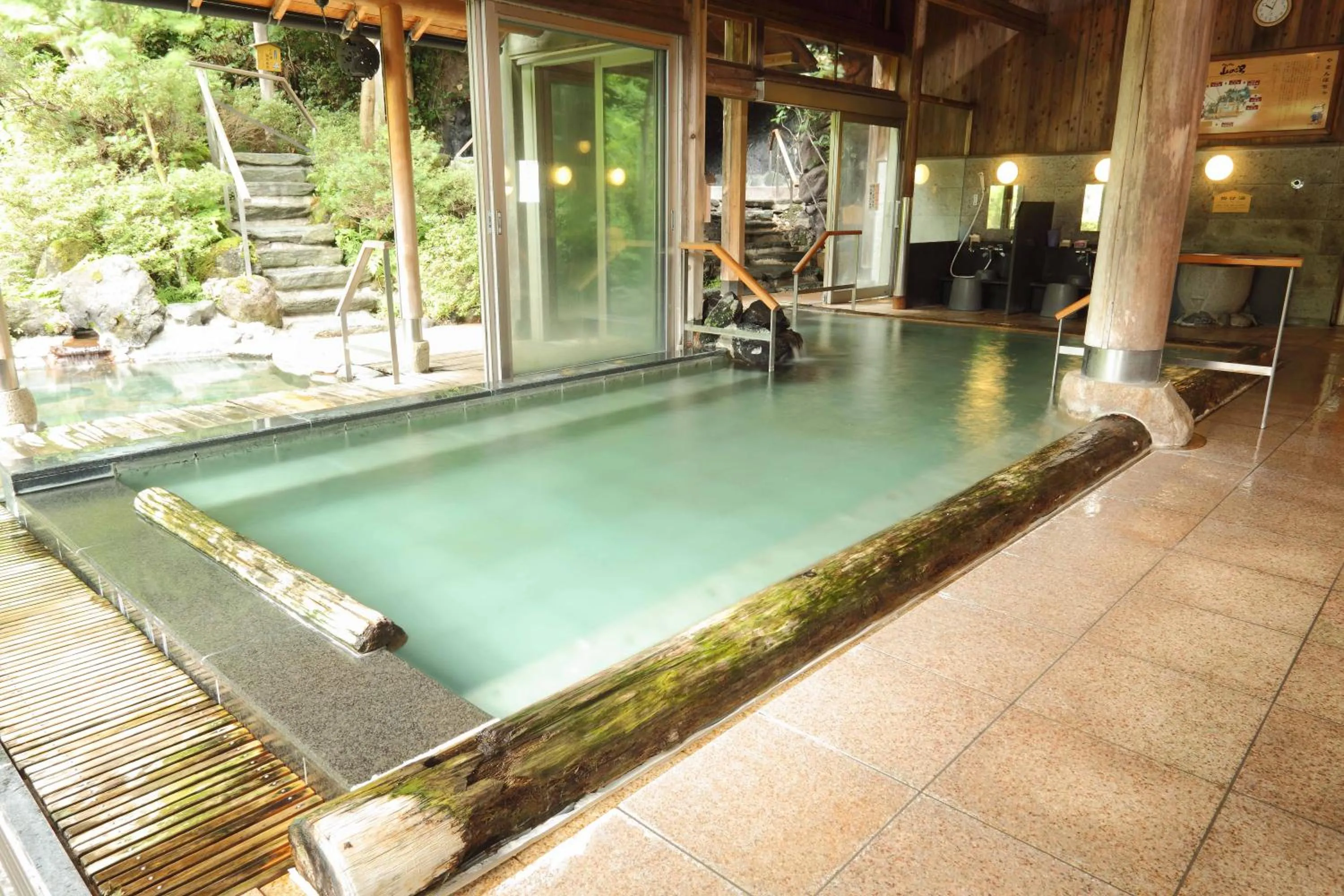 Hot Spring Bath in Hotel Futaba