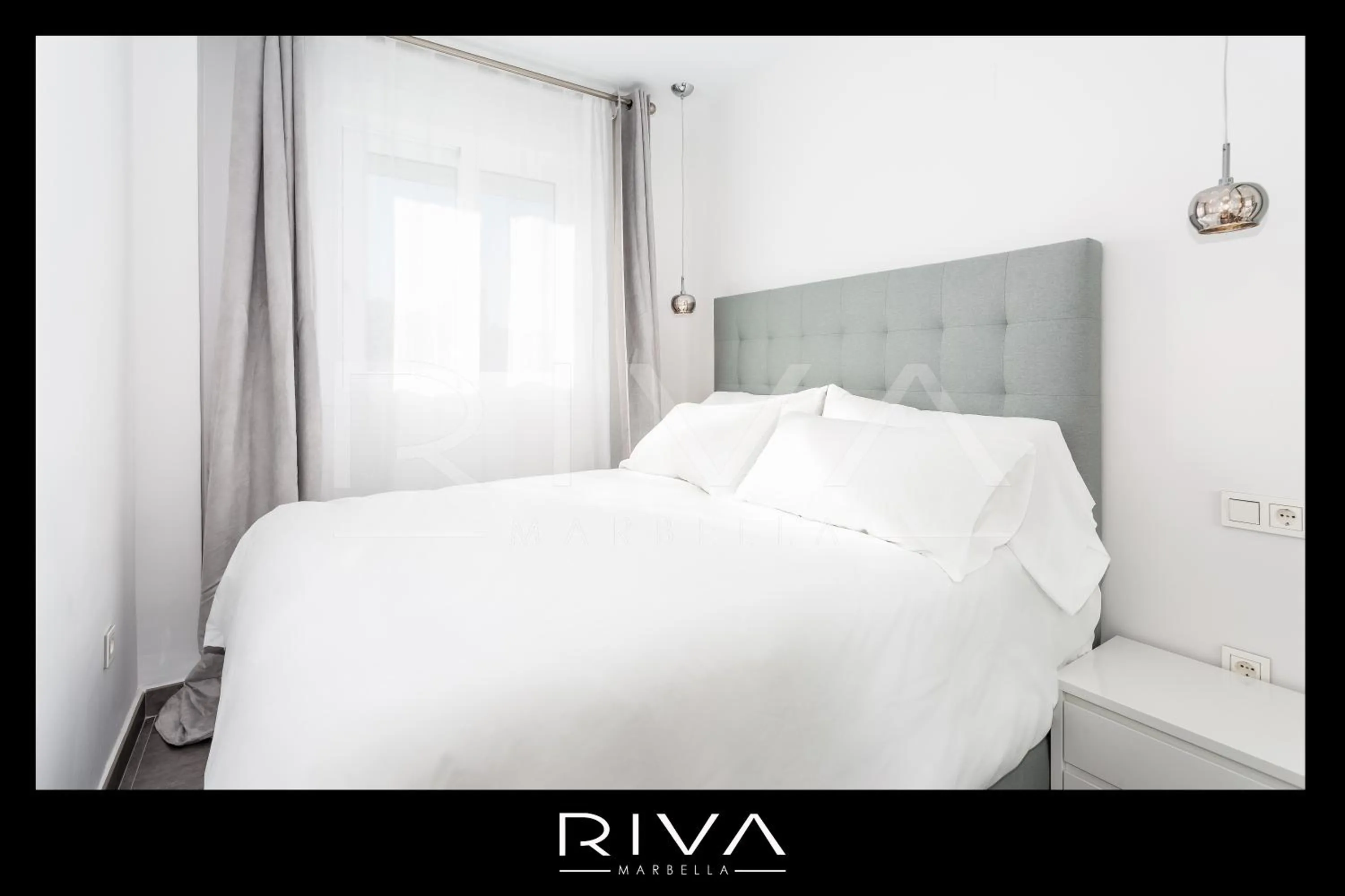Bedroom, Bed in by Riva - 4 bedroom apartment in Dama de noche