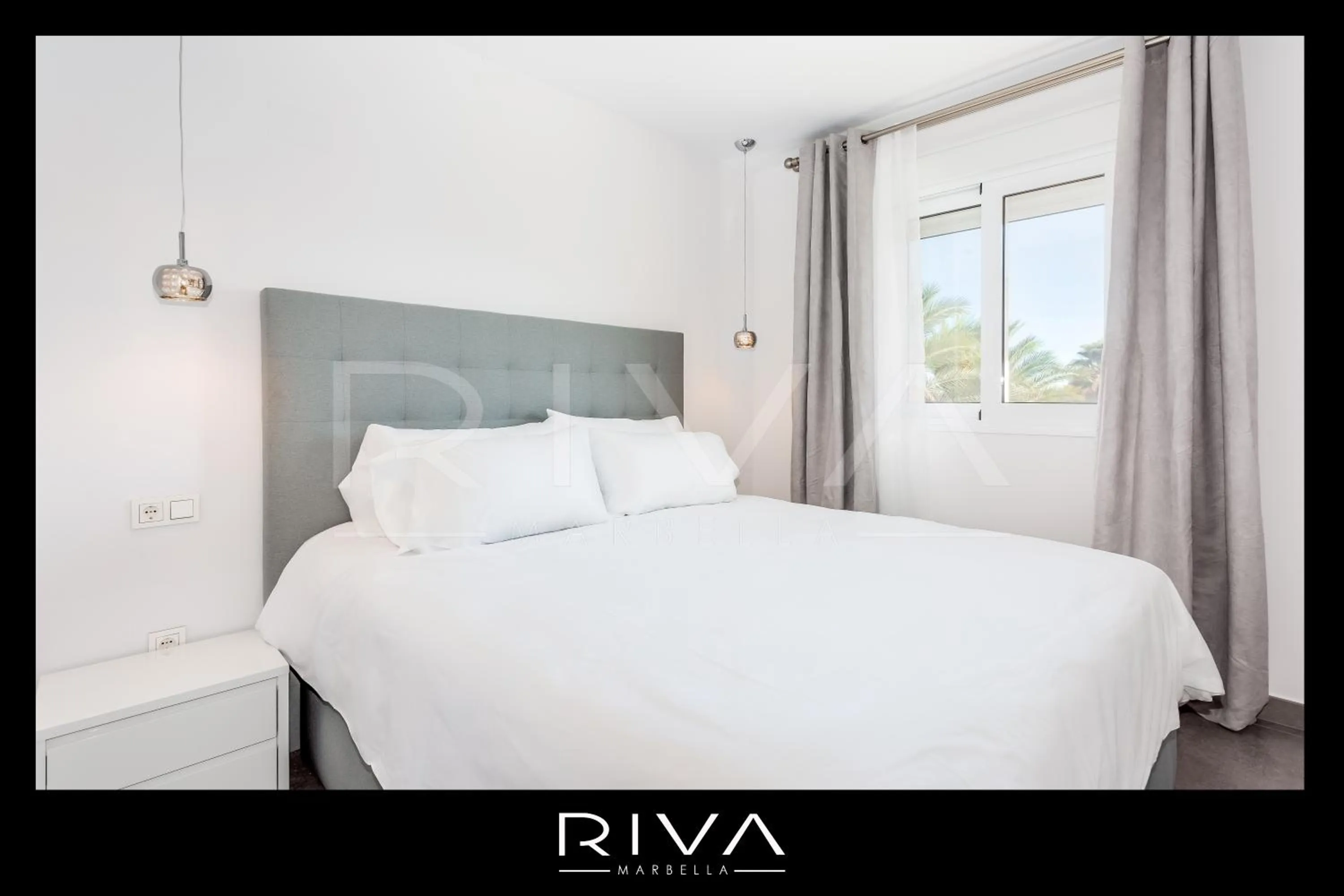 Bedroom, Bed in by Riva - 4 bedroom apartment in Dama de noche