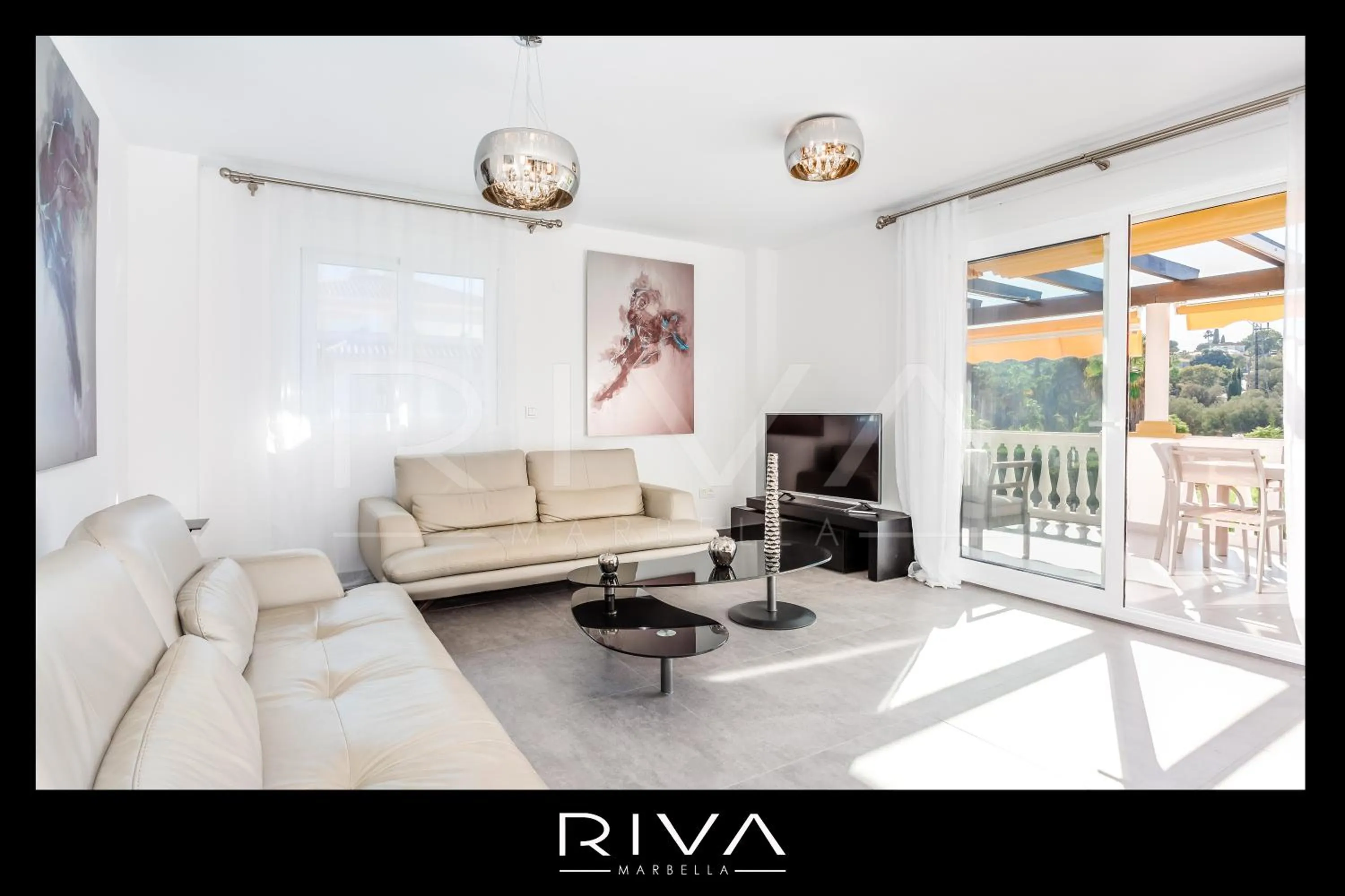 Living room in by Riva - 4 bedroom apartment in Dama de noche