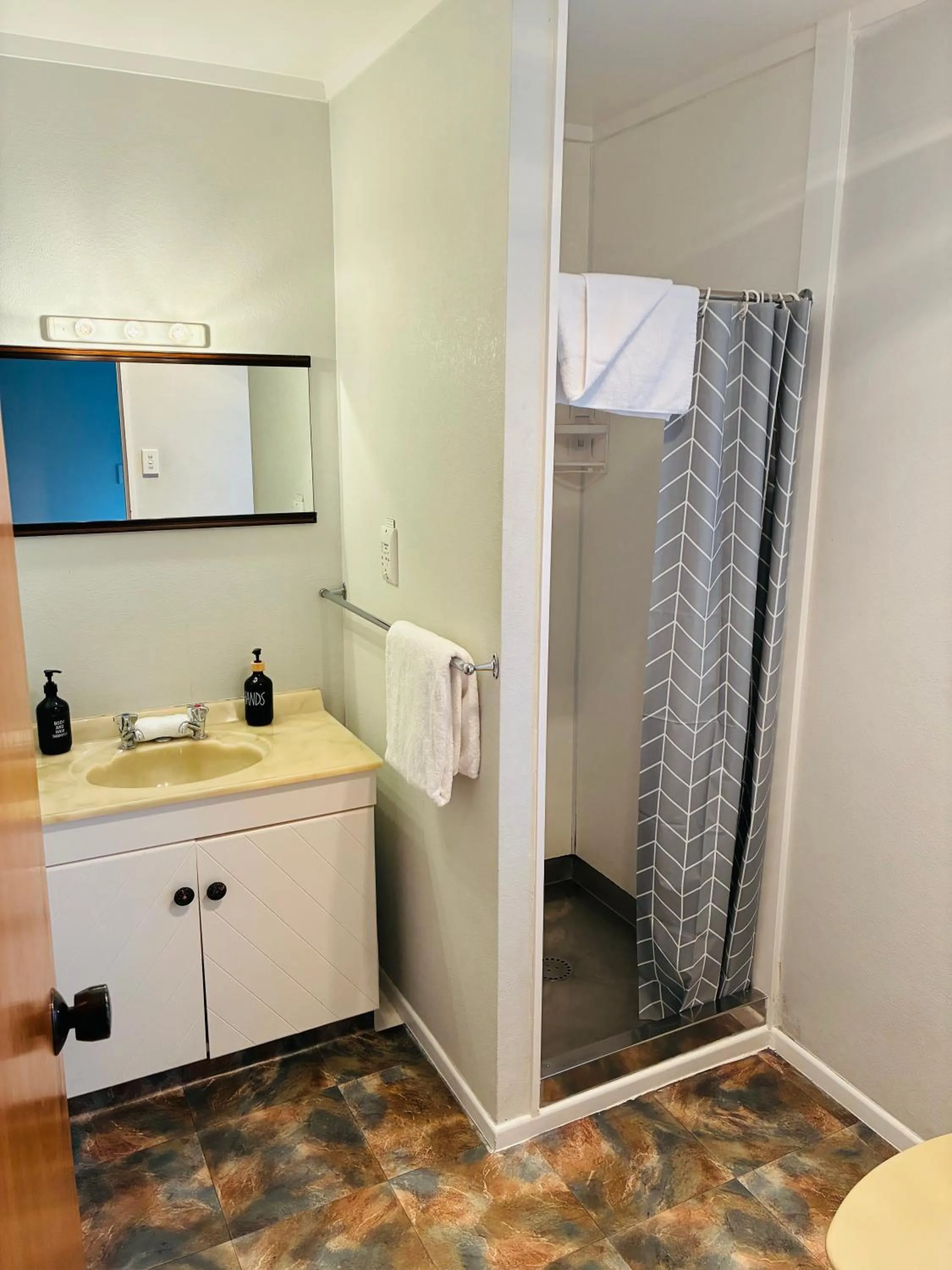 Bathroom in Awatea Park Motel