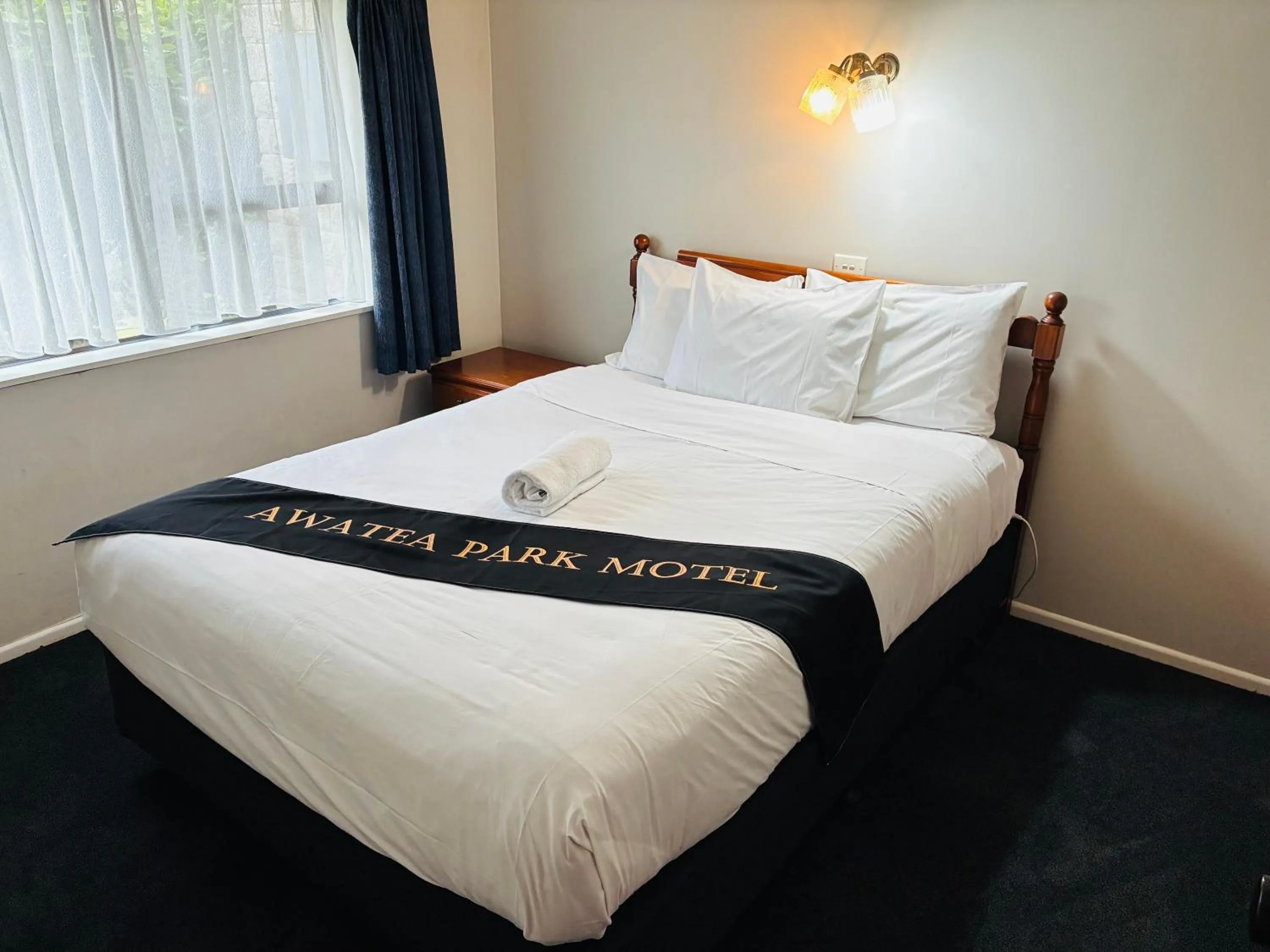 Bedroom, Bed in Awatea Park Motel