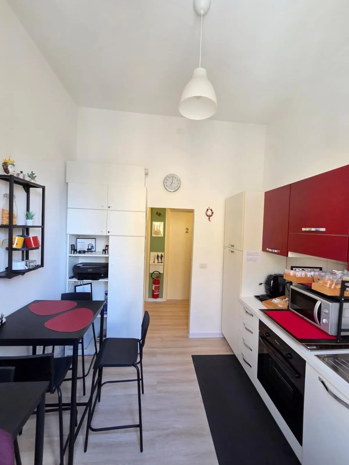 Communal kitchen in B&B Green