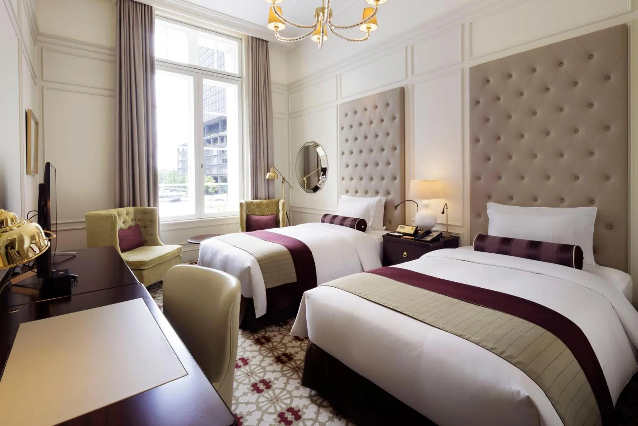 Photo of the whole room, Bed in The Tokyo Station Hotel