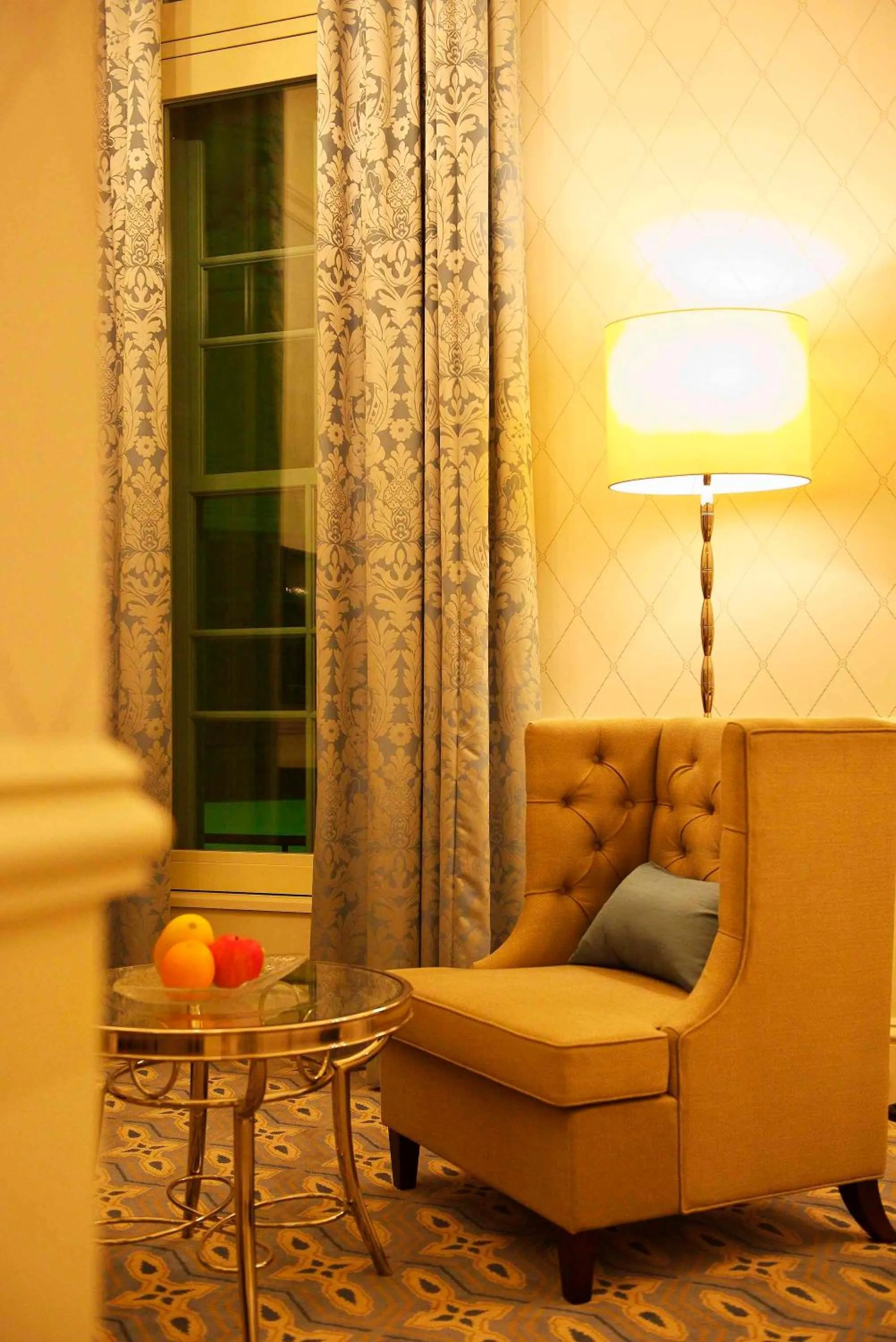 Seating area in The Tokyo Station Hotel