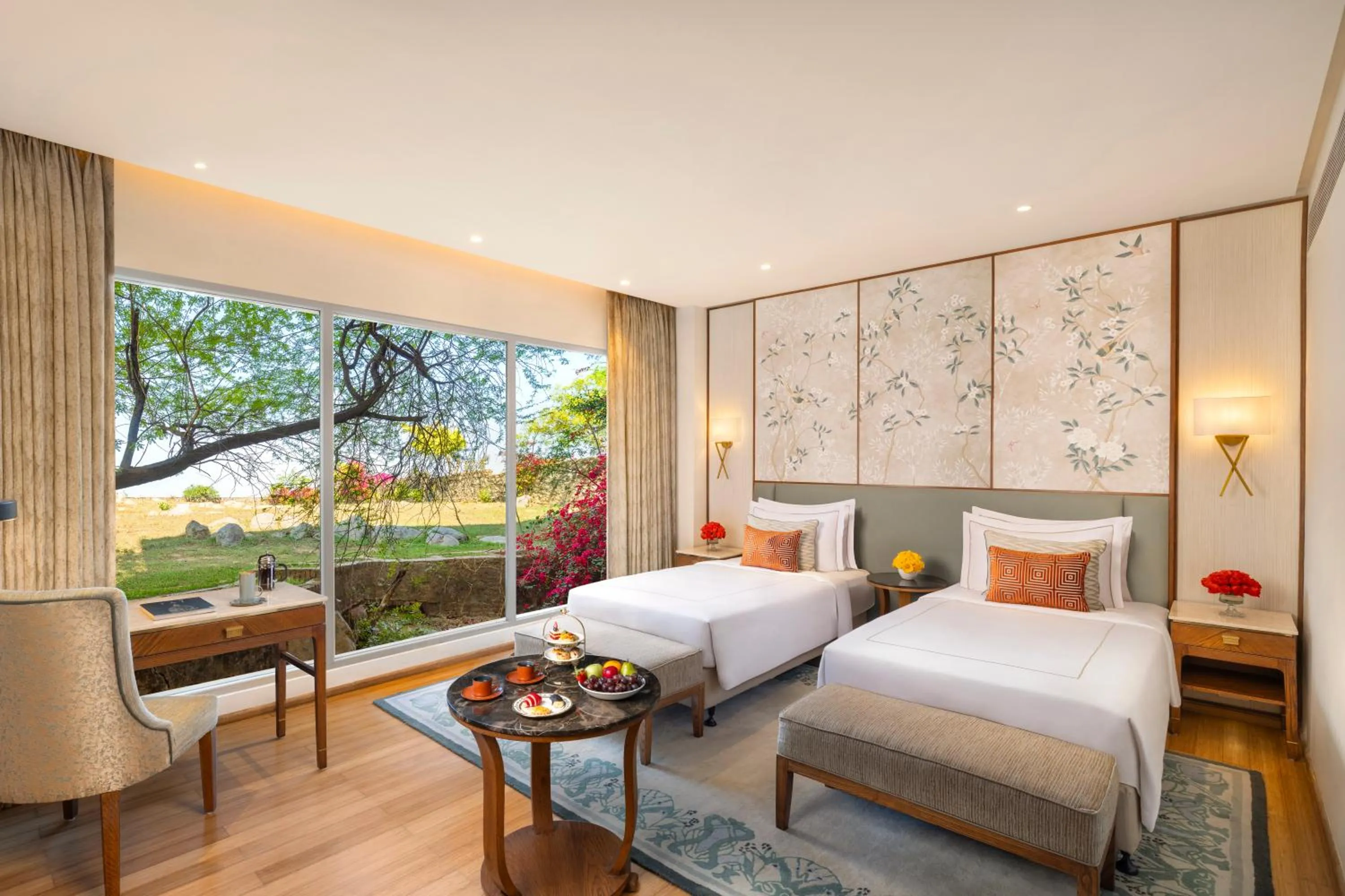 Bed in Taj Surajkund Resort & Spa, Delhi NCR