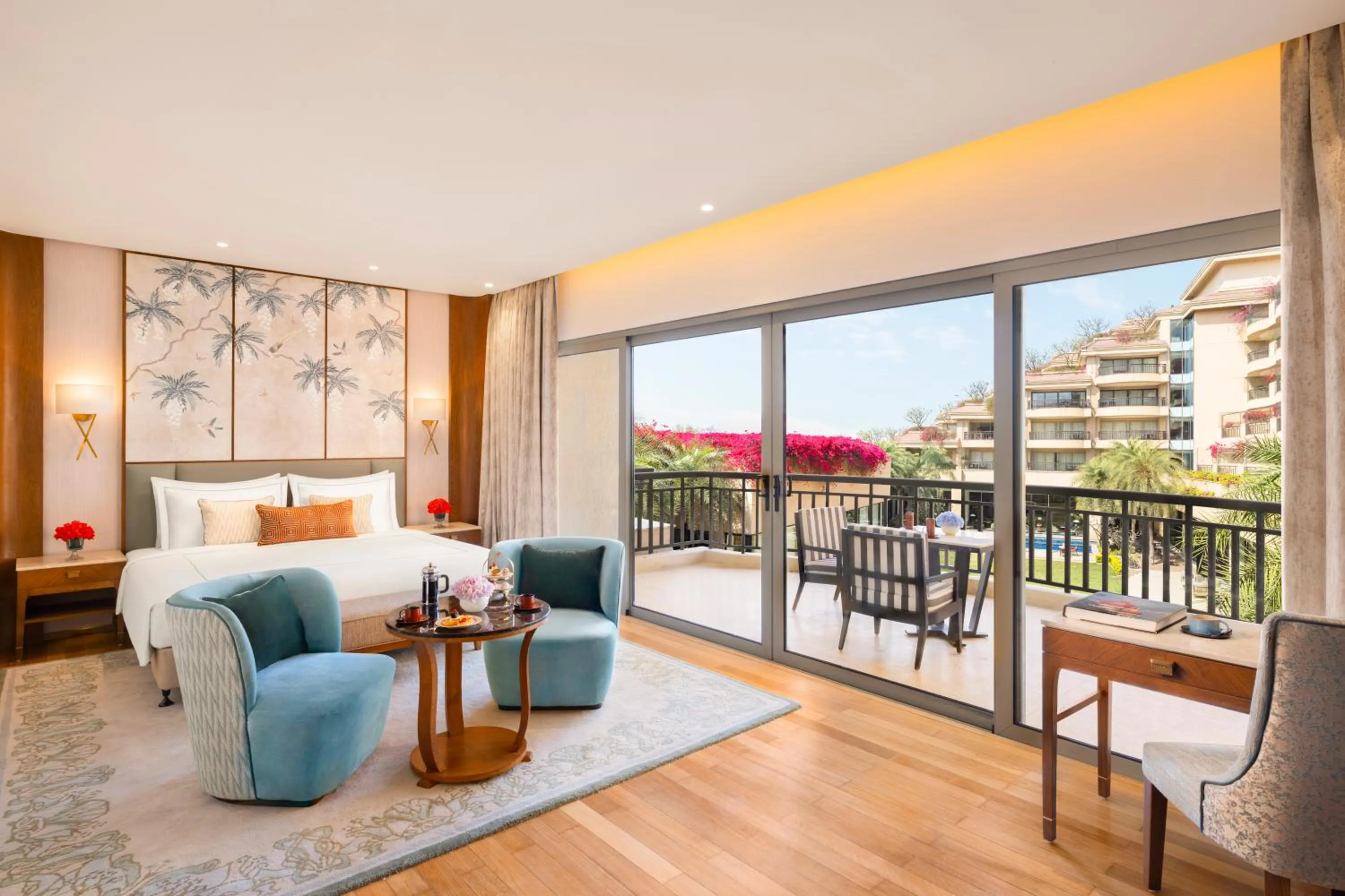 Bed in Taj Surajkund Resort & Spa, Delhi NCR